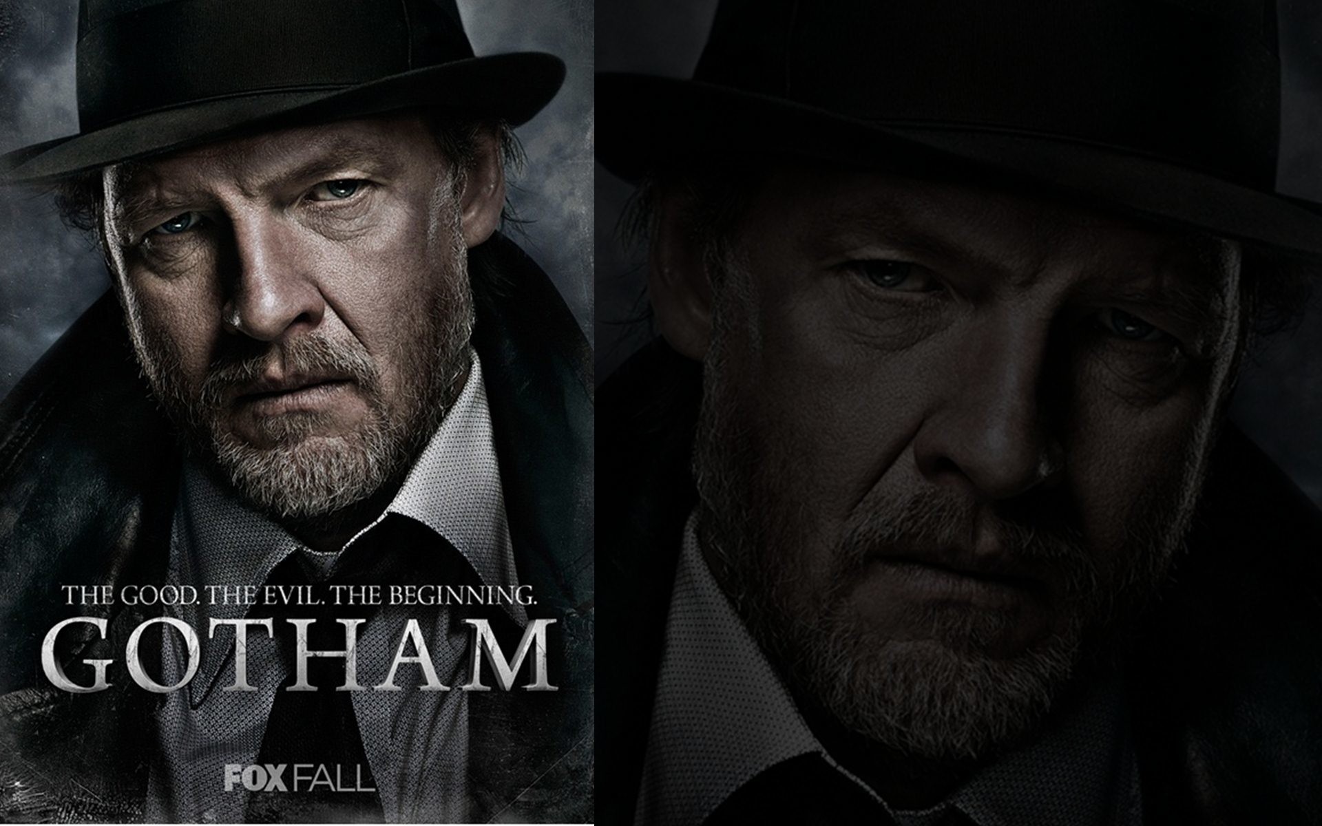 Gotham, Harvey Bullock, Donal Logue, Poster, 16:10 Full HD, wallpaper widescreen