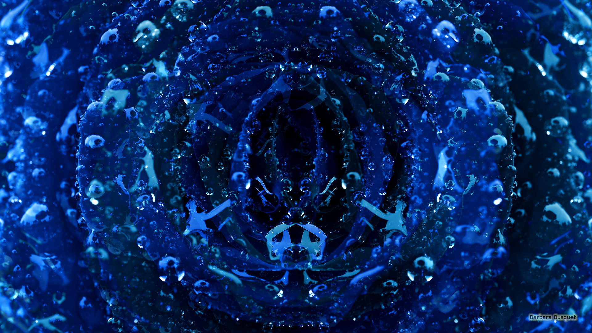 Caleidoscopio, Blu, Astratto, Simmetria, 1920x1080, sfondo per PC