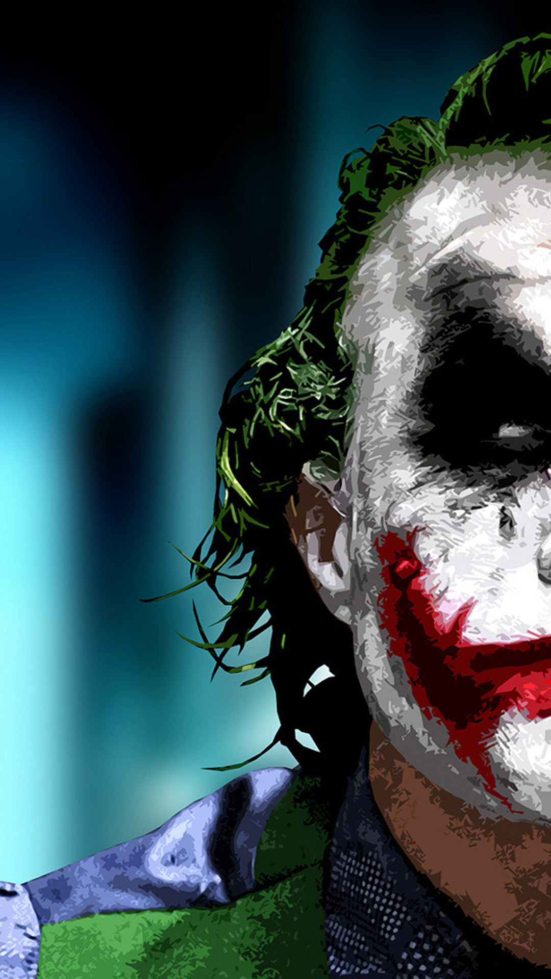 Joker, Heath Ledger, Il cavaliere oscuro, Primo piano, schermata di blocco Samsung S5