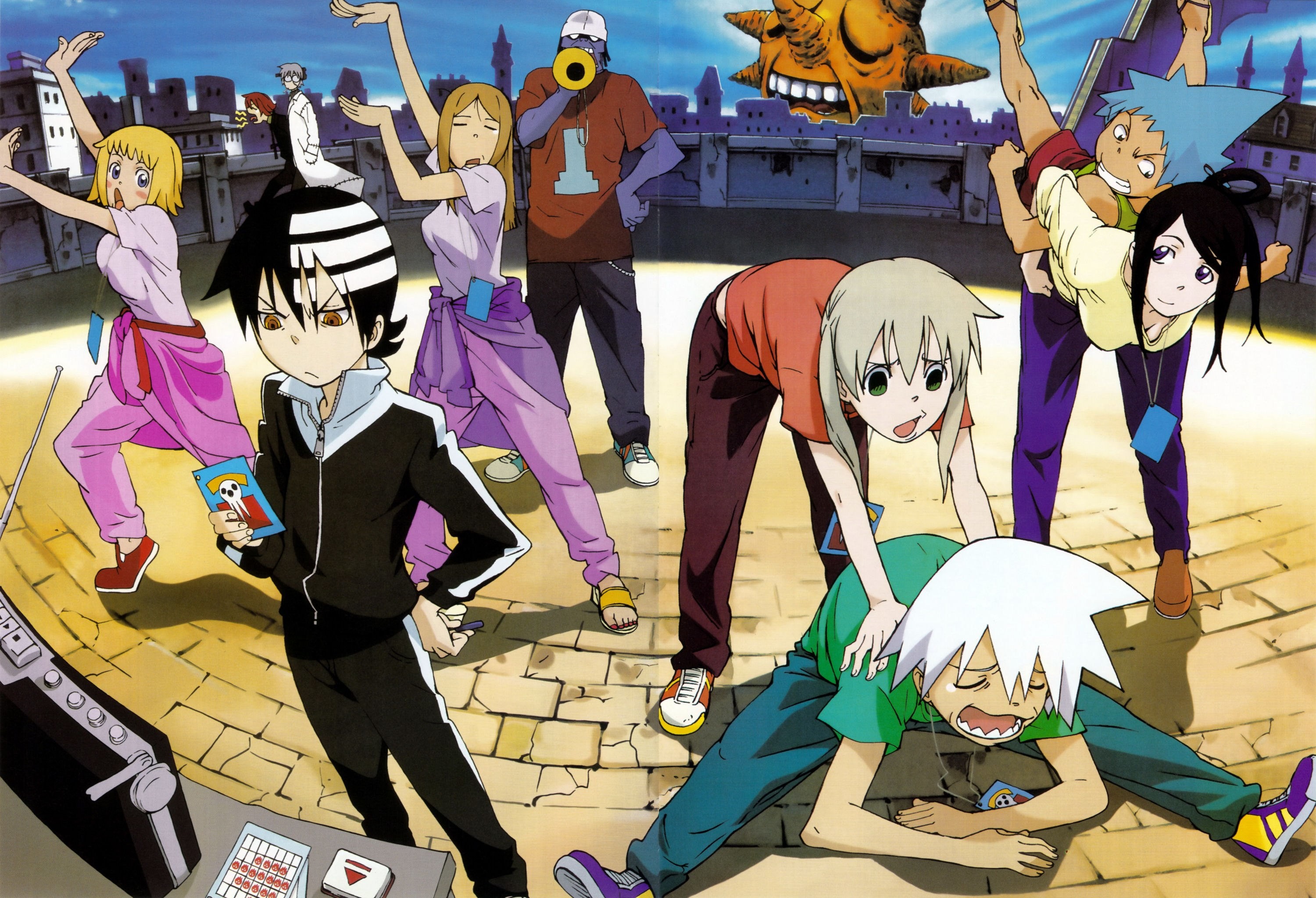 Soul Eater, Personaggi, Anime, Commedia, 2K, sfondo Windows 11