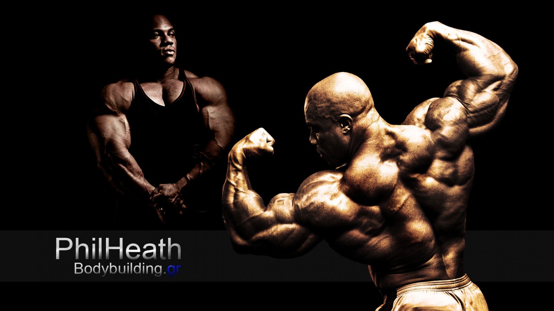 Phil Heath, Culturista, Posa, Bicipiti, 1920x1080, sfondo per PC