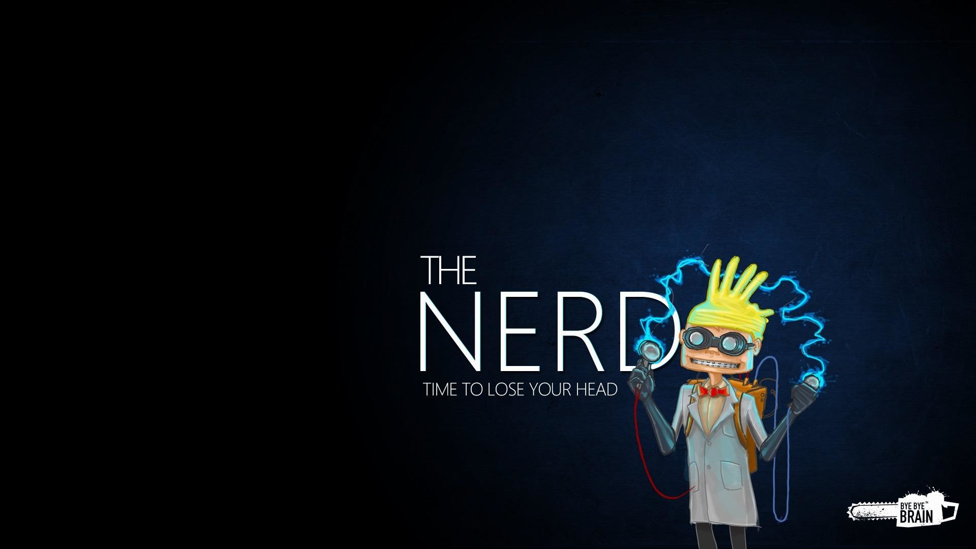 The Nerd, Scienziato pazzo, Elettricità, Blu, Full HD 1080p, sfondo desktop