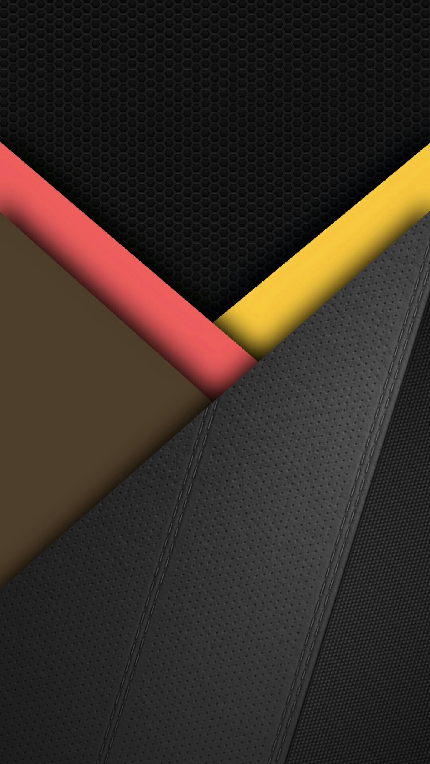 Material Design, Geometrico, Sfondo scuro, schermata Home LG G4