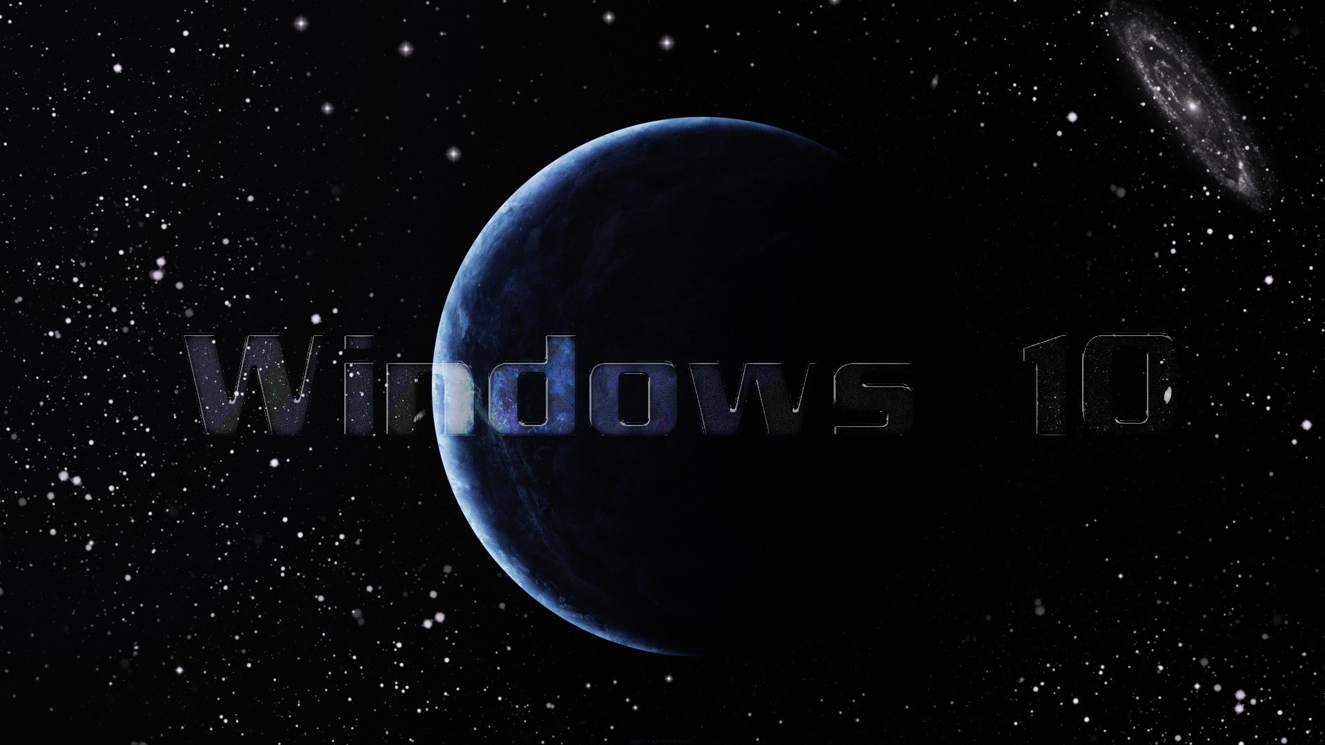 Windows 10, Pianeta, Spazio, Stelle, Full HD, sfondo desktop