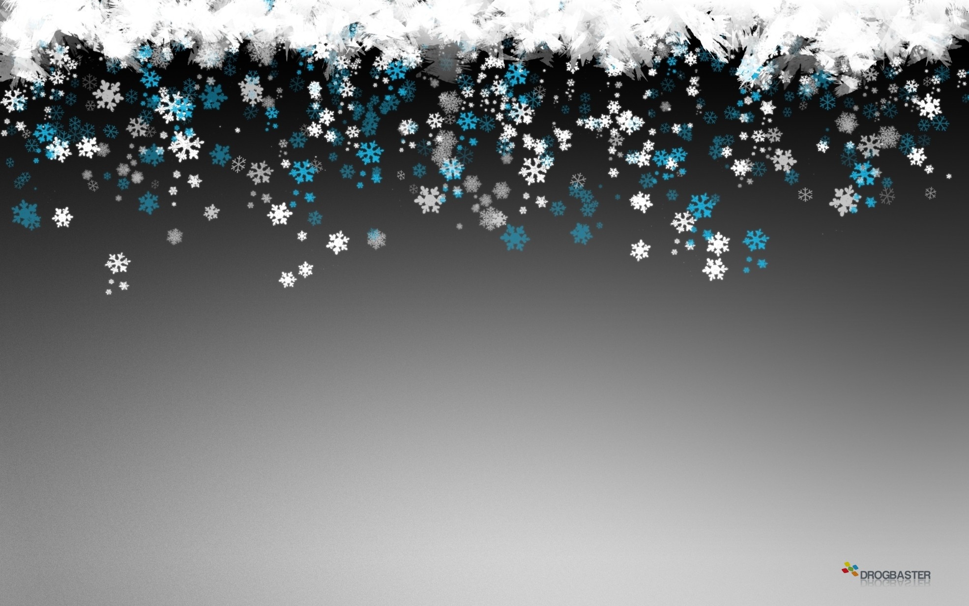 Fiocchi di neve, Grigio, Inverno, 1971x1232, sfondo MacBook Pro