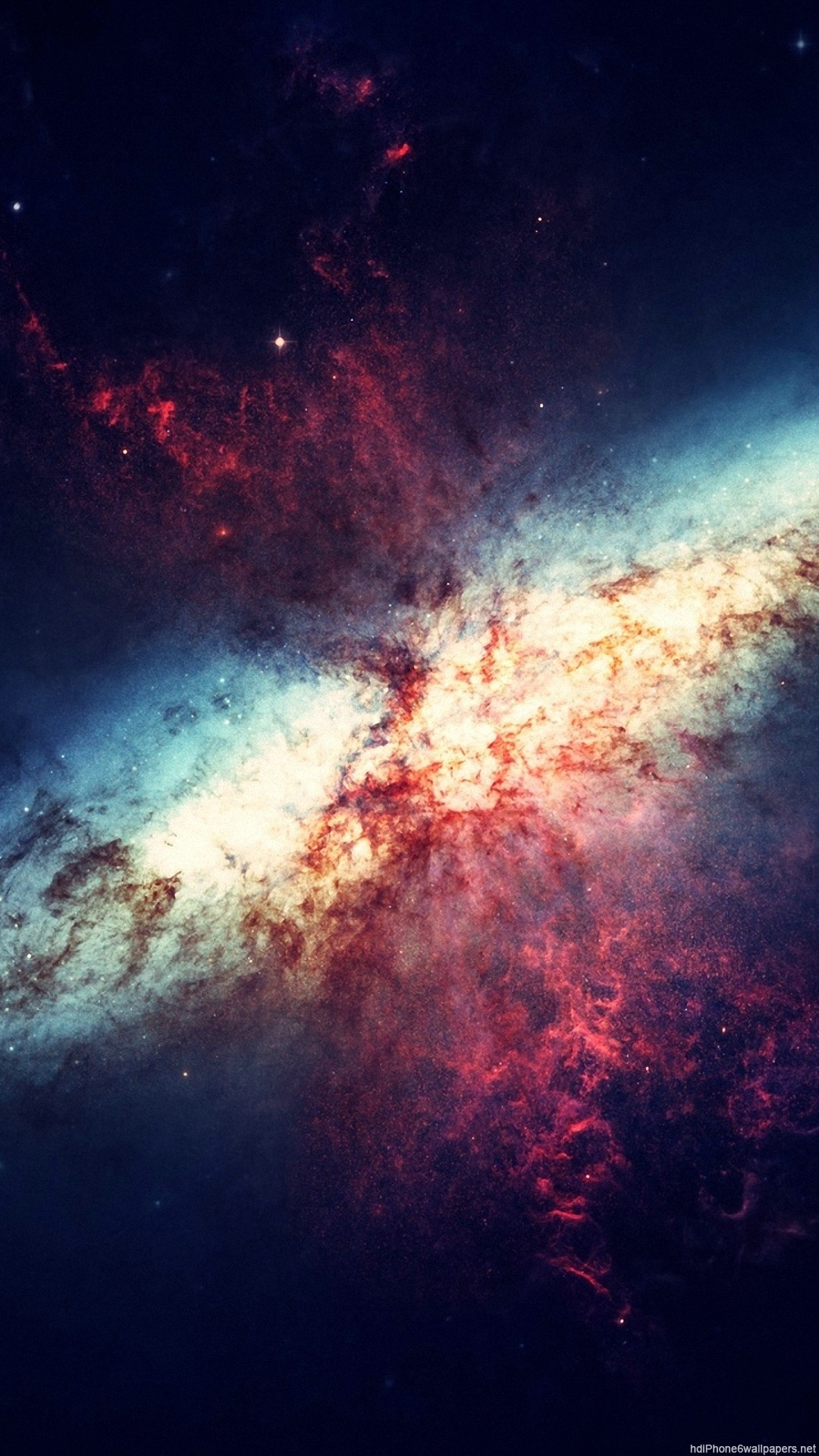 Galassia, Spazio, Nebulosa, Stelle, sfondo iPhone 6 Full HD