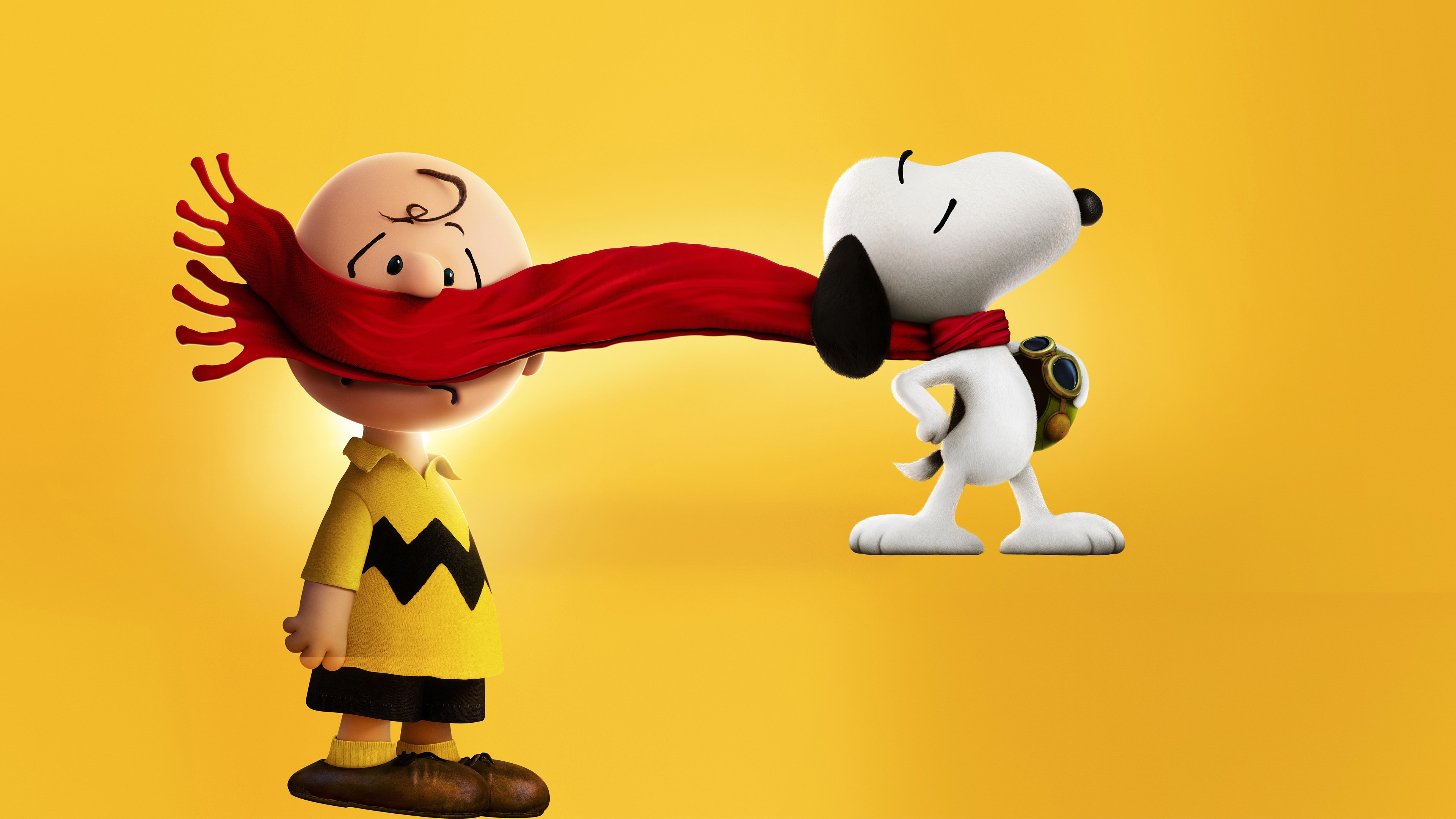 Charlie Brown, Snoopy, Snoopy & Friends - Il film dei Peanuts, Sciarpa rossa, sfondo 2160p