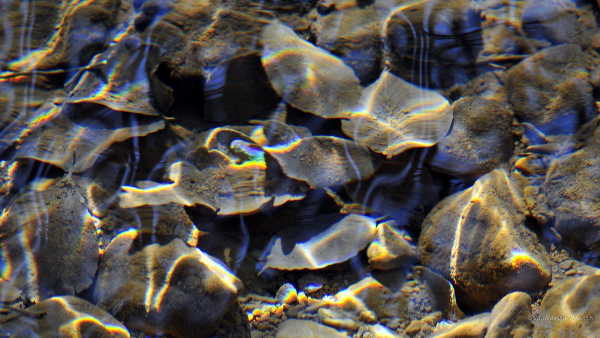 Pietre, Acqua, Riflessi, wallpaper per desktop