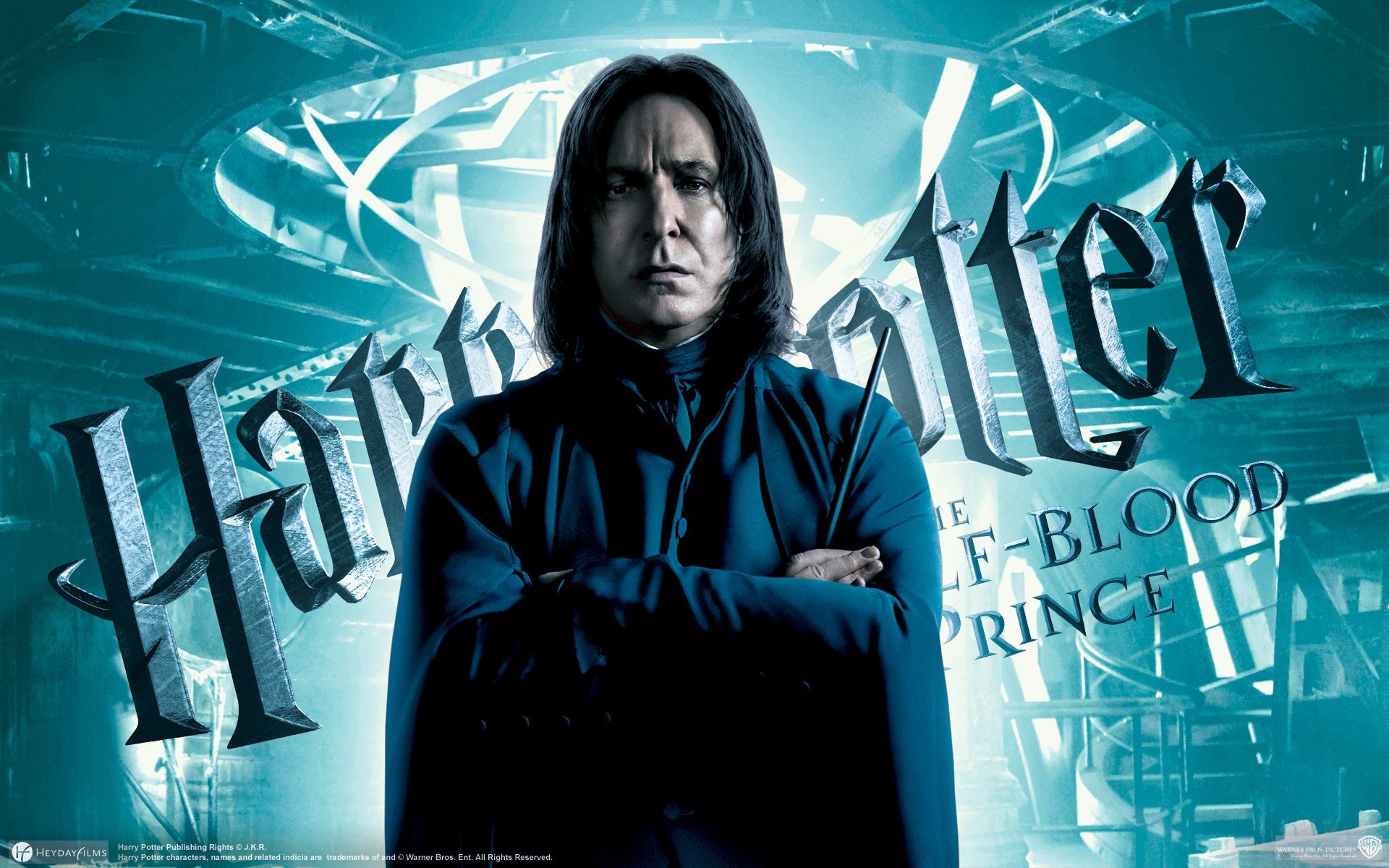 Harry Potter e il Principe Mezzosangue, Severus Piton, Alan Rickman, Locandina, sfondo desktop