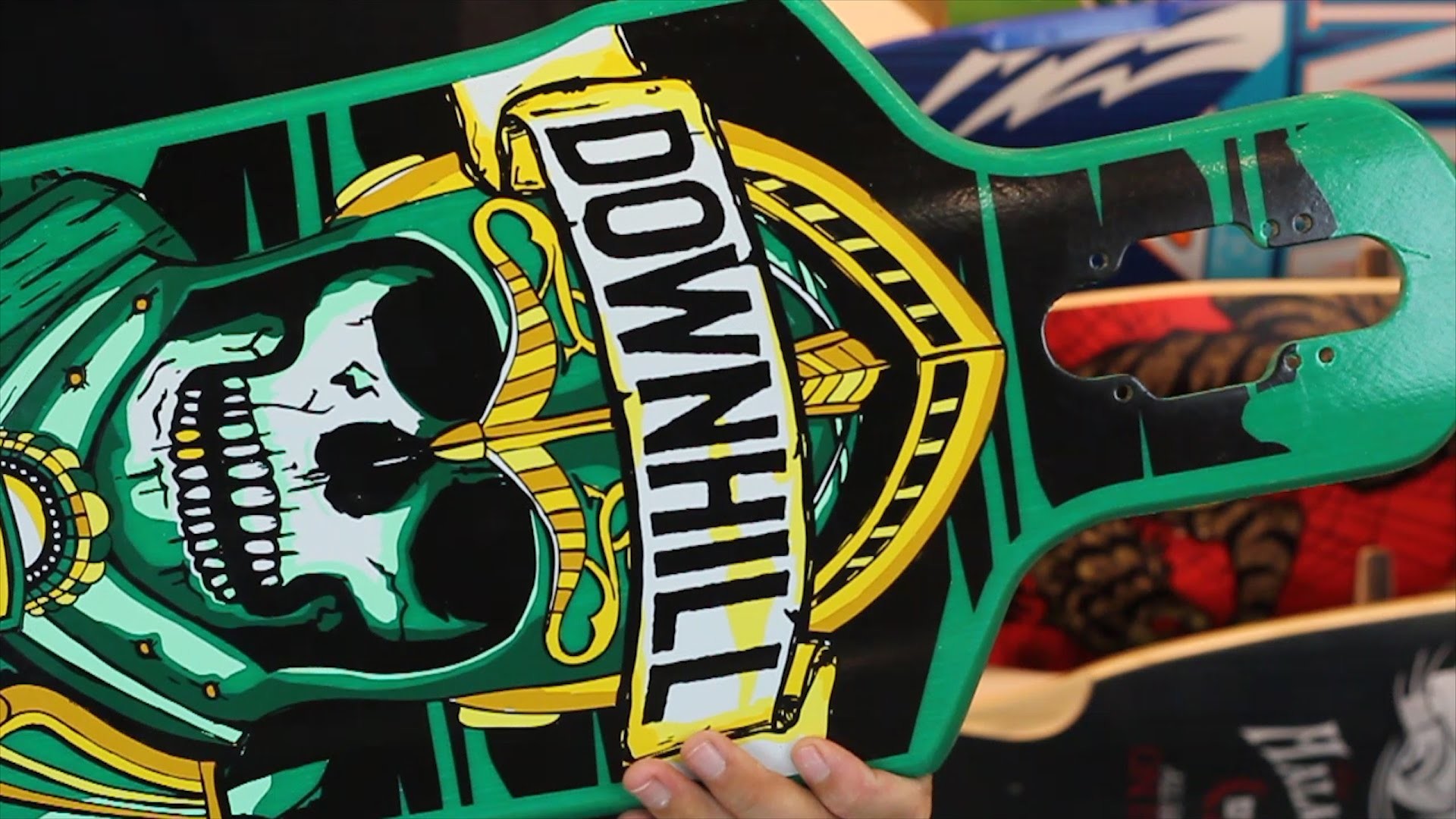 Longboard, Downhill, Teschio, Grafica tavola, Full HD, wallpaper per portatile