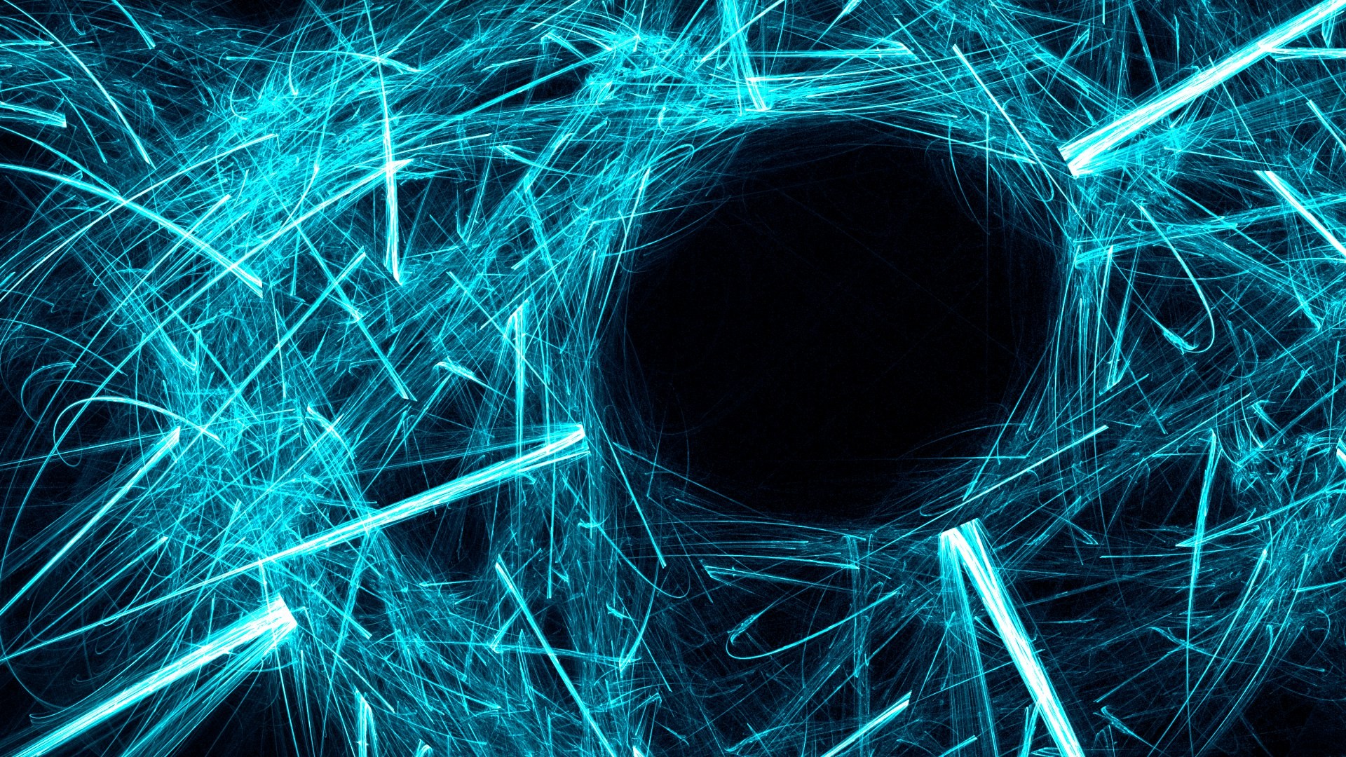 Cristalli di ghiaccio, Astratto, Turchese, Arte digitale, 1920x1080, immagine di sfondo