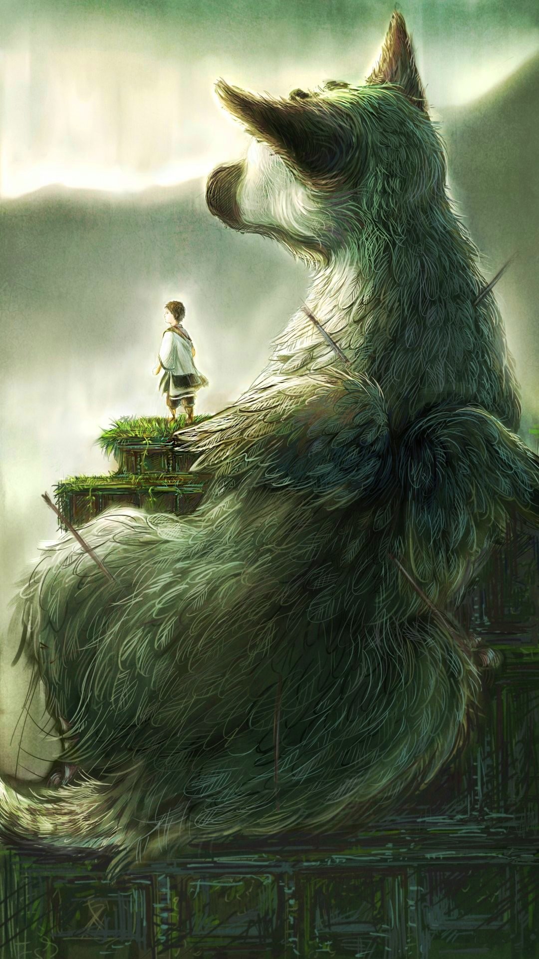 Trico, The Last Guardian, Ragazzo, Verticale, Full HD, schermata di blocco del cellulare