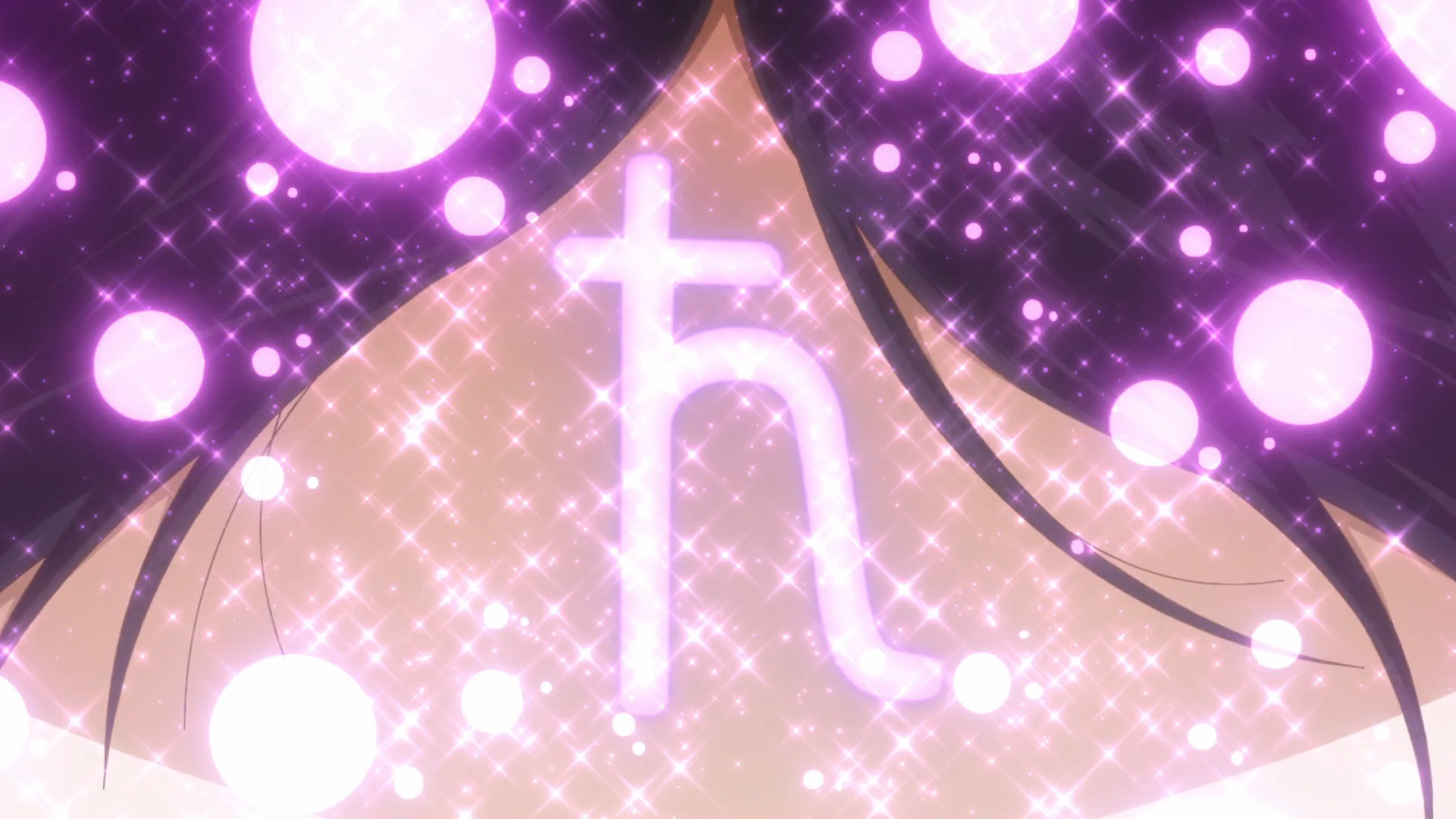 Sailor Saturn, Sailor Moon Crystal, Simbolo di Saturno, Sfondo viola, wallpaper desktop Full HD