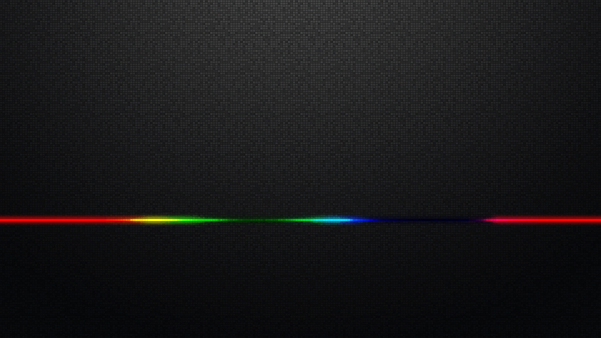 Linea arcobaleno, Nero, Minimalista, Full HD, sfondo per PC e portatile