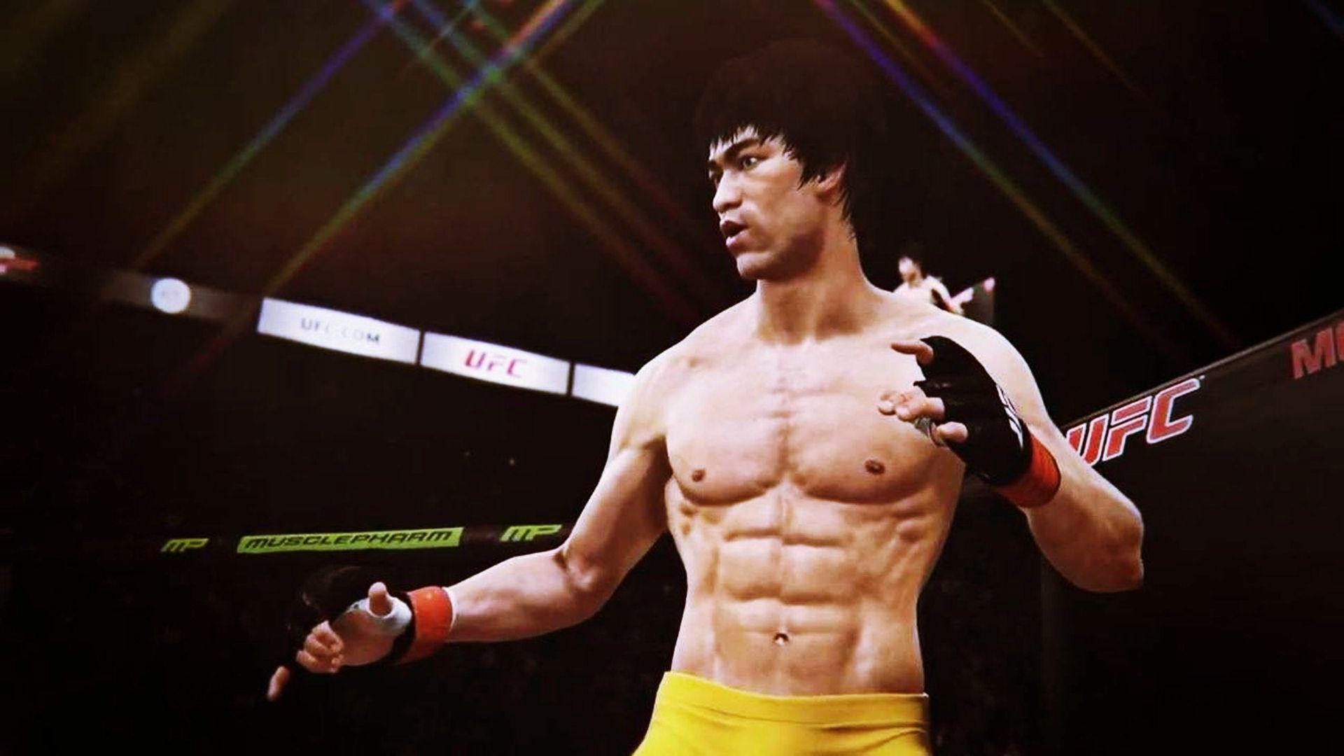 Bruce Lee, EA Sports UFC, Ottagono, Videogioco, Full HD 1080p, sfondo desktop