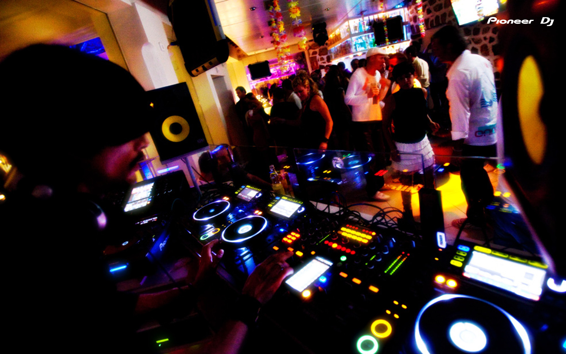 Pioneer DJ, Console DJ, Festa, Discoteca, Full HD, sfondo per portatile