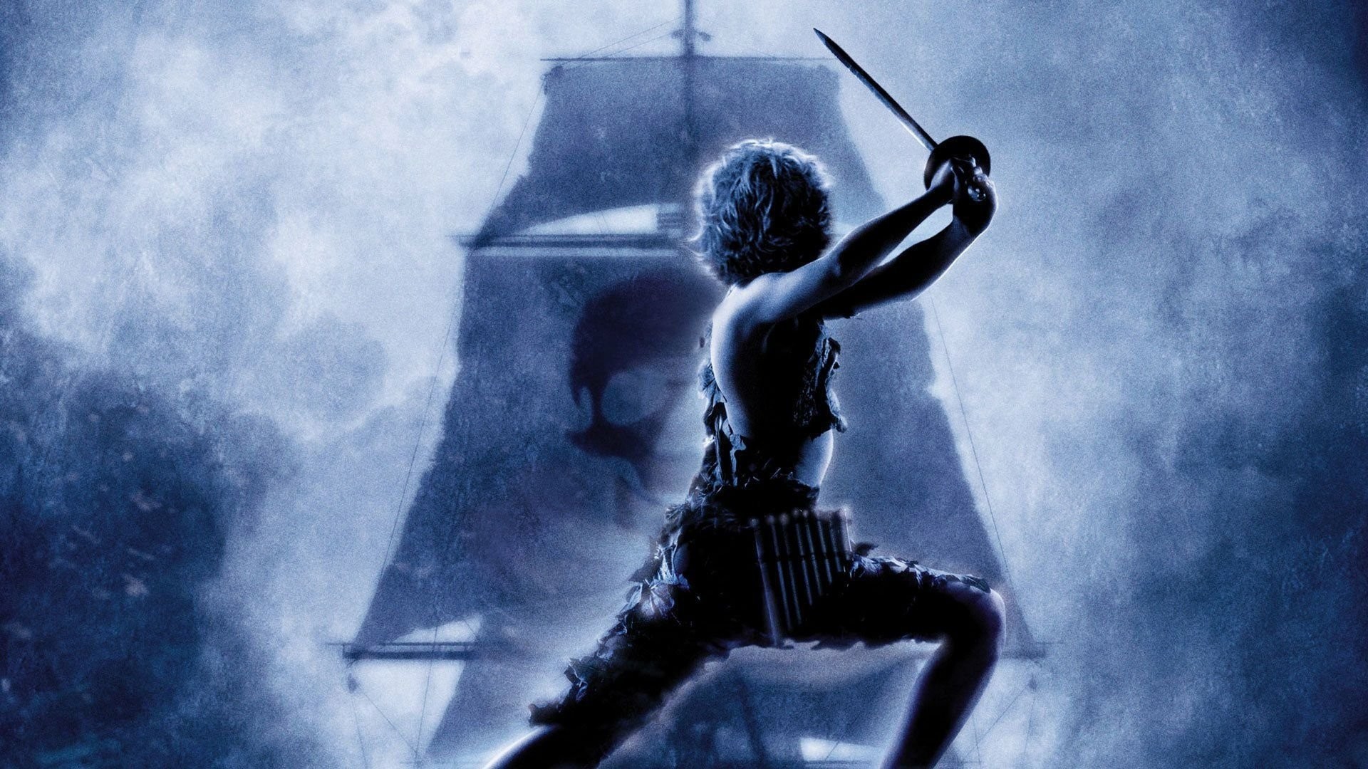 Peter Pan (2003), Spada, Nave pirata, Locandina, 1920x1080, sfondo per PC