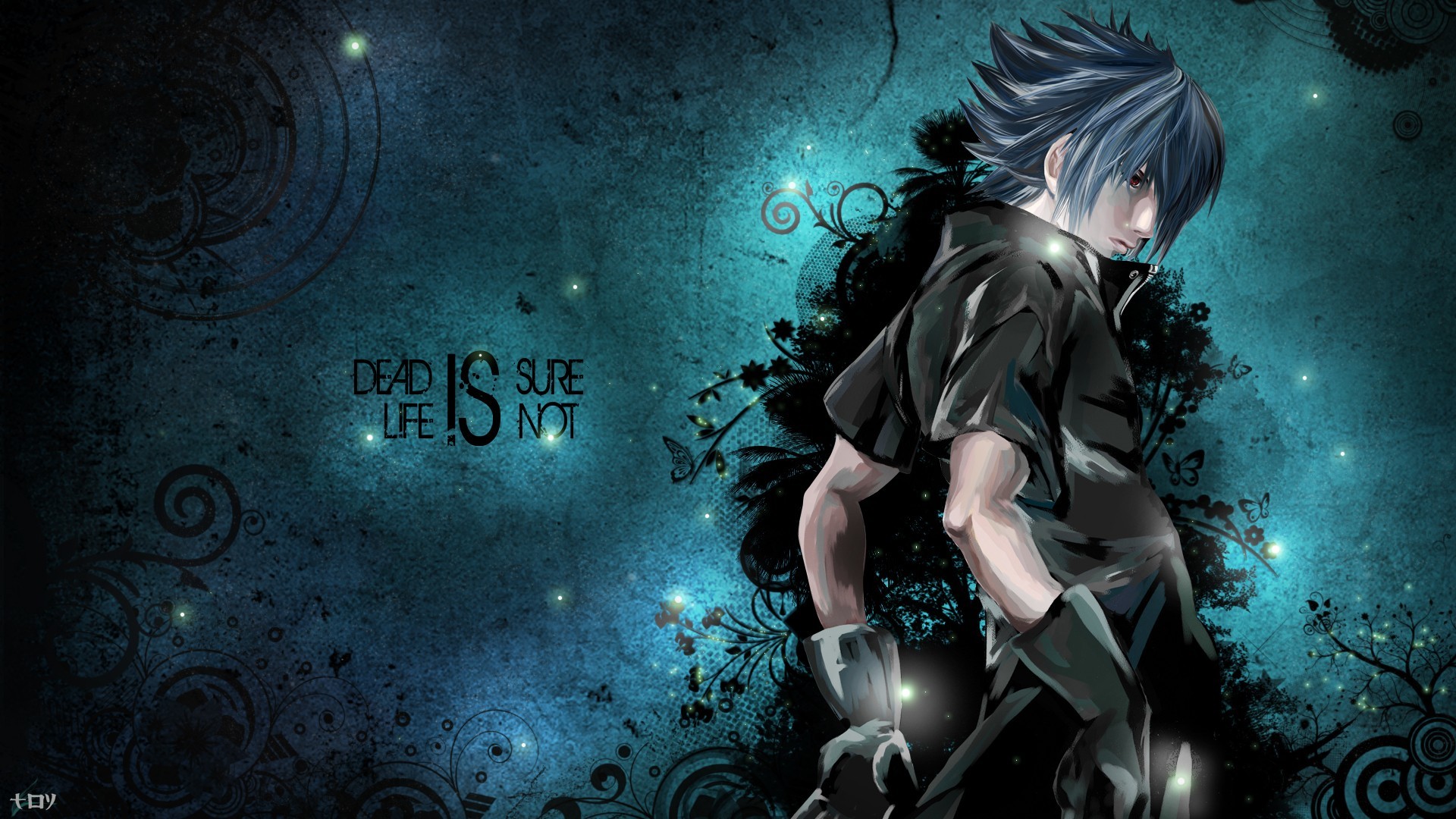 Noctis Lucis Caelum, Final Fantasy XV, Scritta, Turchese, Full HD, sfondo per PC