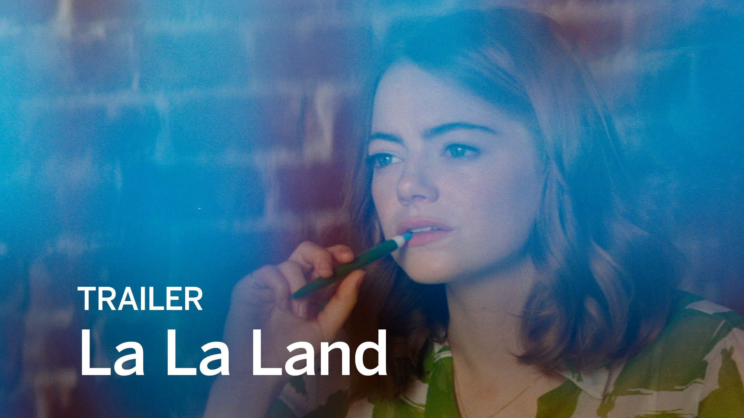 Emma Stone, La La Land, Trailer, Luce blu, 2560x1440, sfondo per PC