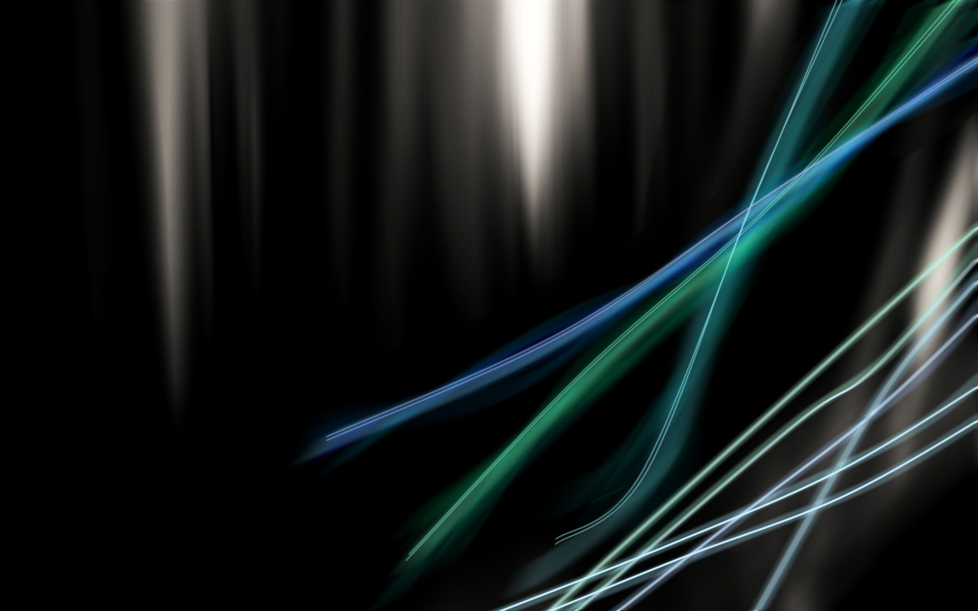 Windows Vista, Linee di luce, Sfondo nero, 1920x1200, wallpaper desktop