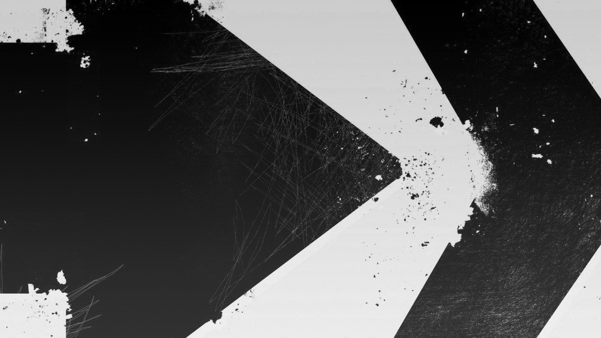 Frecce, Chevron, Bianco e nero, Grunge, 1920x1080, immagine di sfondo
