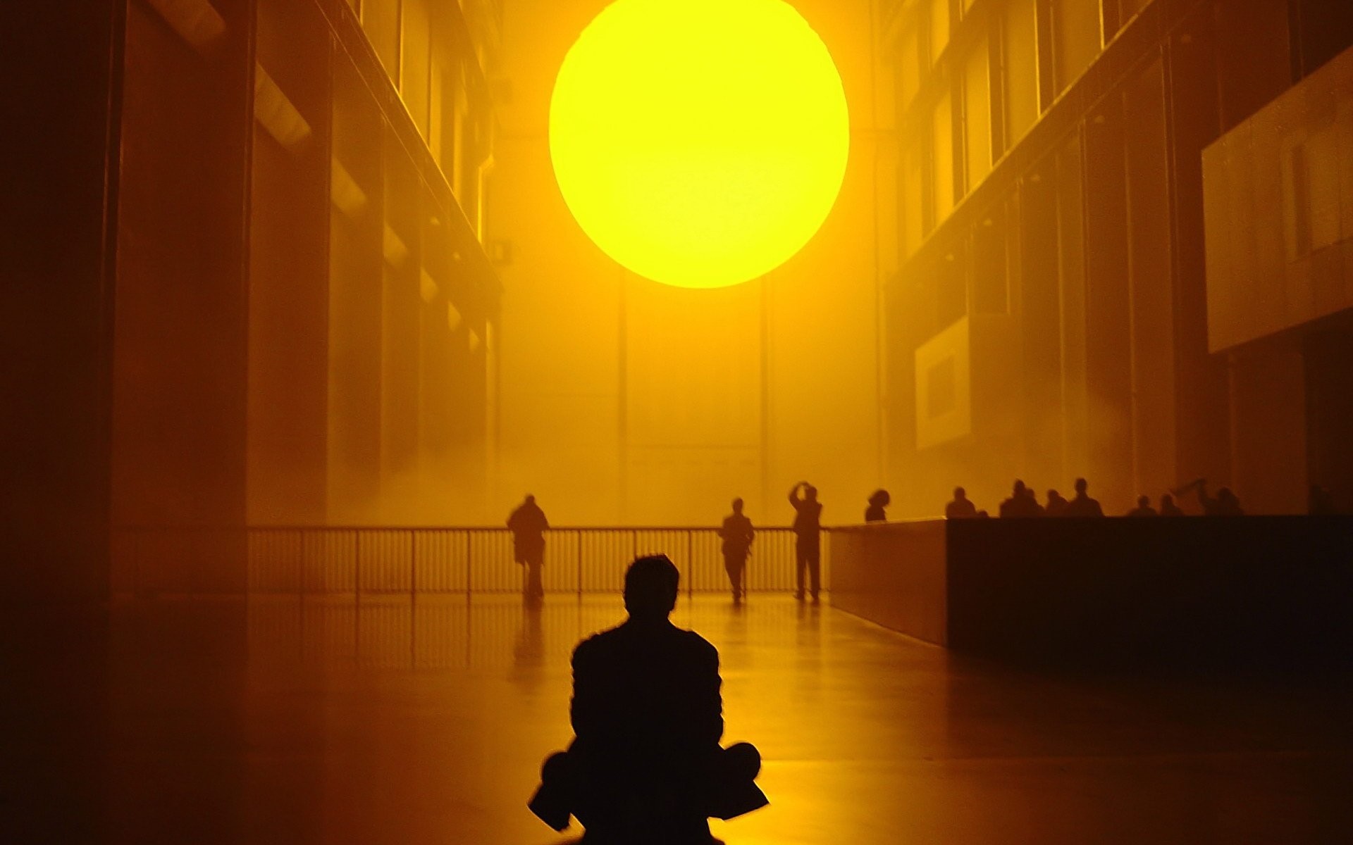 Blade Runner 2049, Wallace Corporation, Sole, Silhouette, Arancione, sfondo MacBook Air