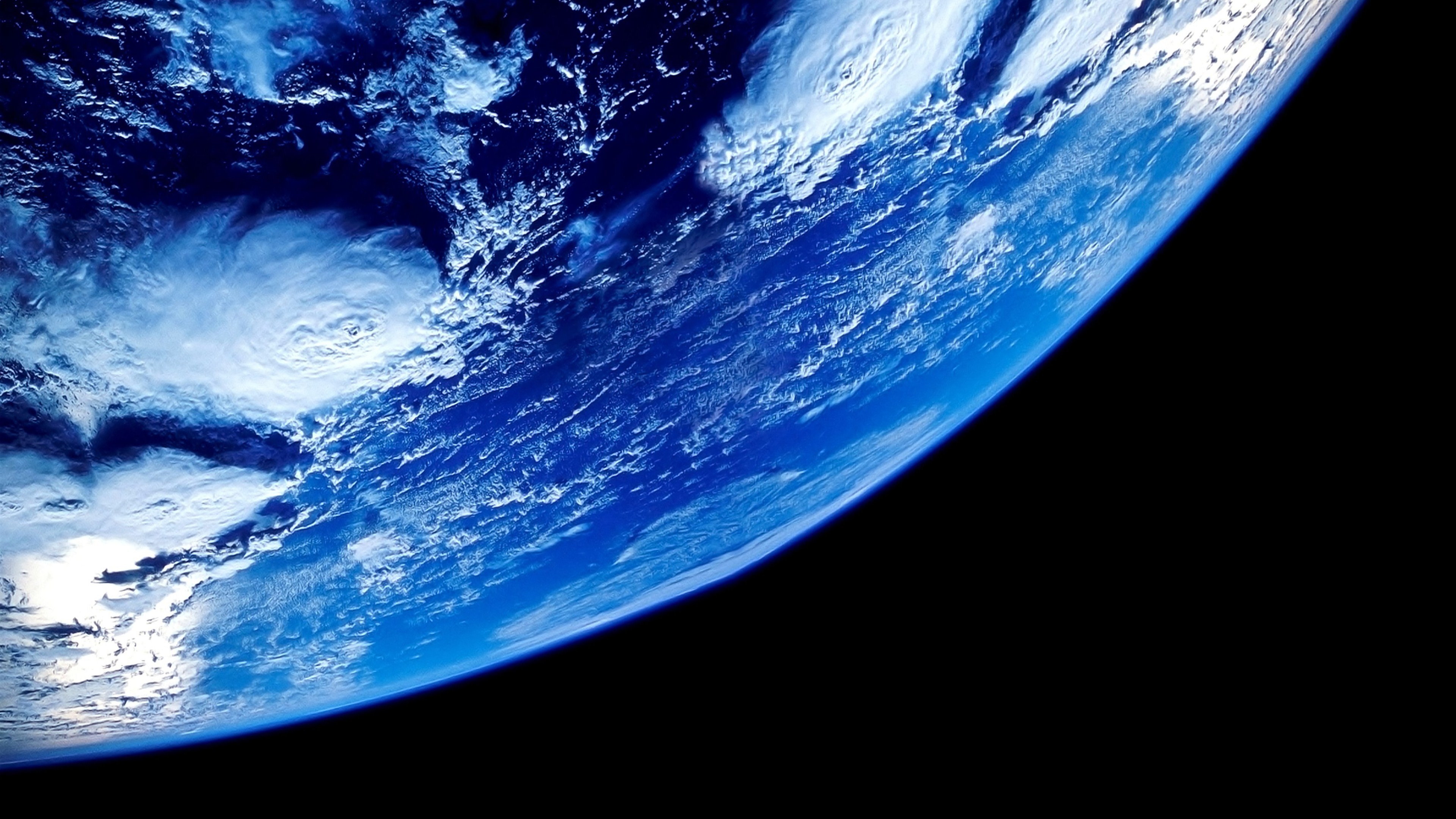 Terra, Pianeta, Vista dallo spazio, Nuvole, Blu, immagine di sfondo Mac