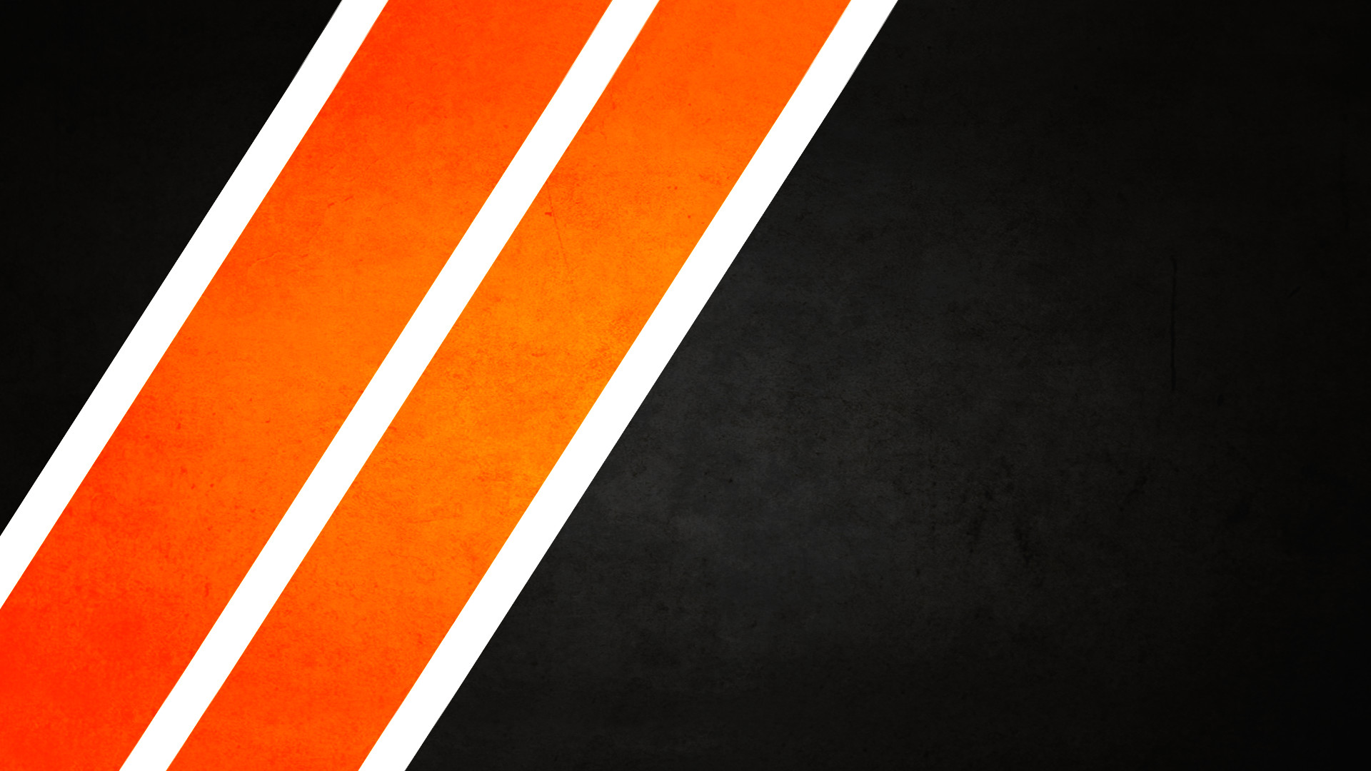 Strisce arancioni, Diagonali, Minimalista, Sfondo nero, Full HD, wallpaper per computer