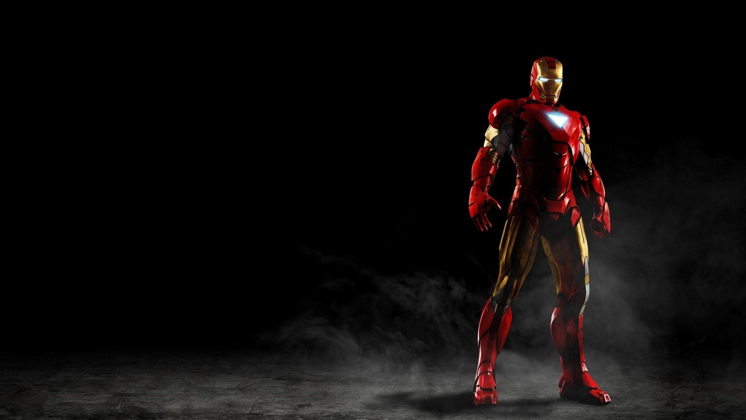 Iron Man, Marvel, Armatura, Fumo, 16:9 2K, sfondo widescreen