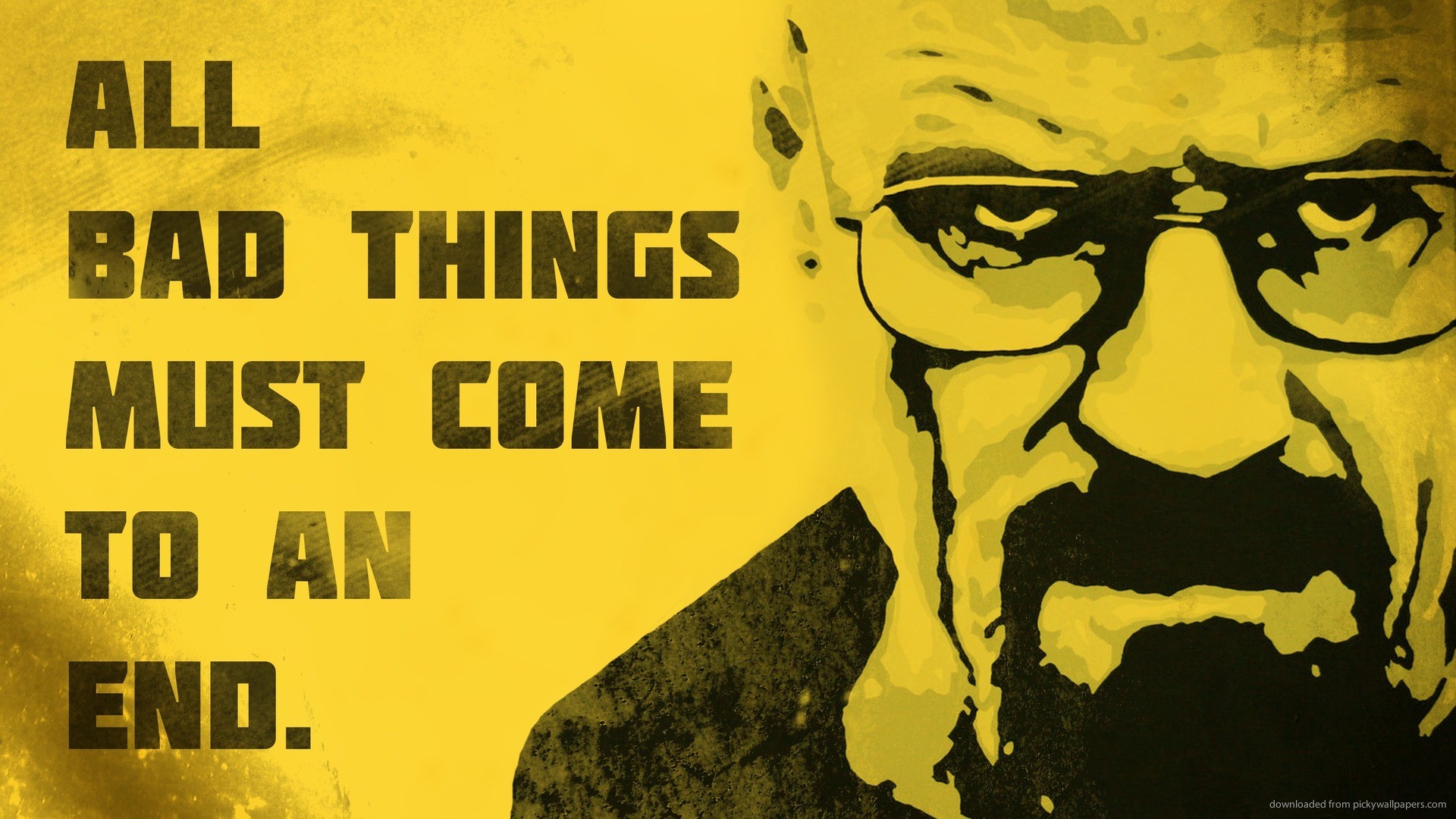Walter White, Heisenberg, Breaking Bad, Citazione, Giallo, Full HD, sfondo per PC