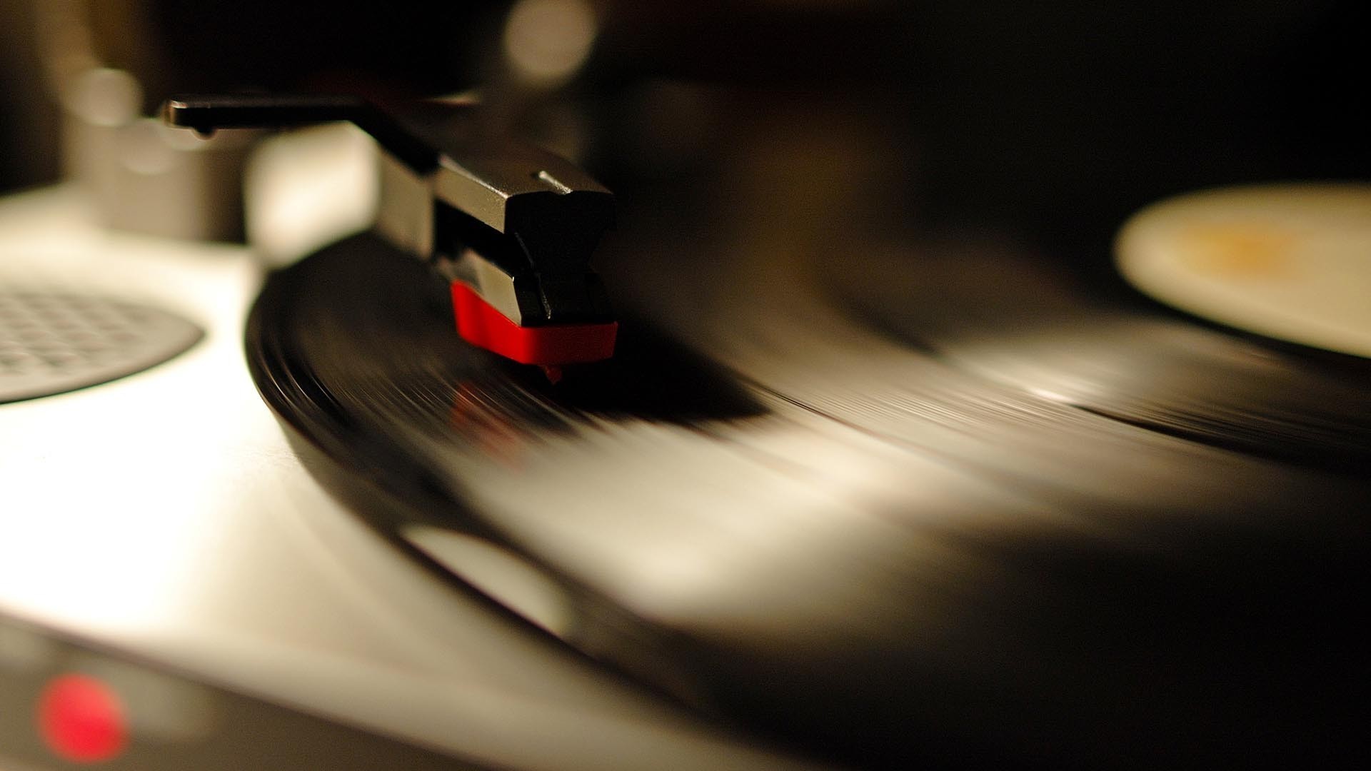 Disco in vinile, Puntina, Sfocato, 1920x1080, immagine di sfondo