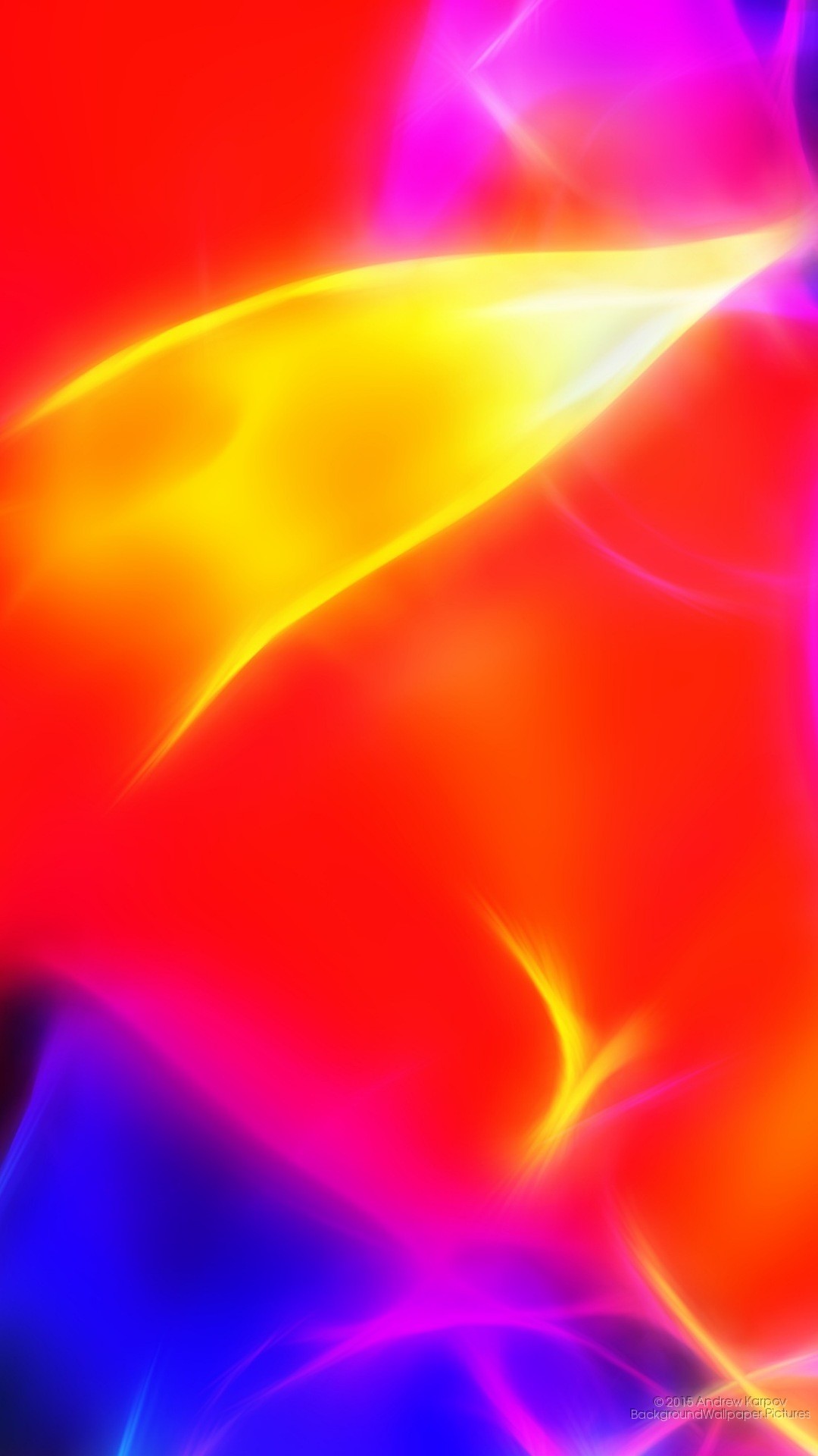 Astratto, Rosso e arancione, Sfumatura, sfondo Android