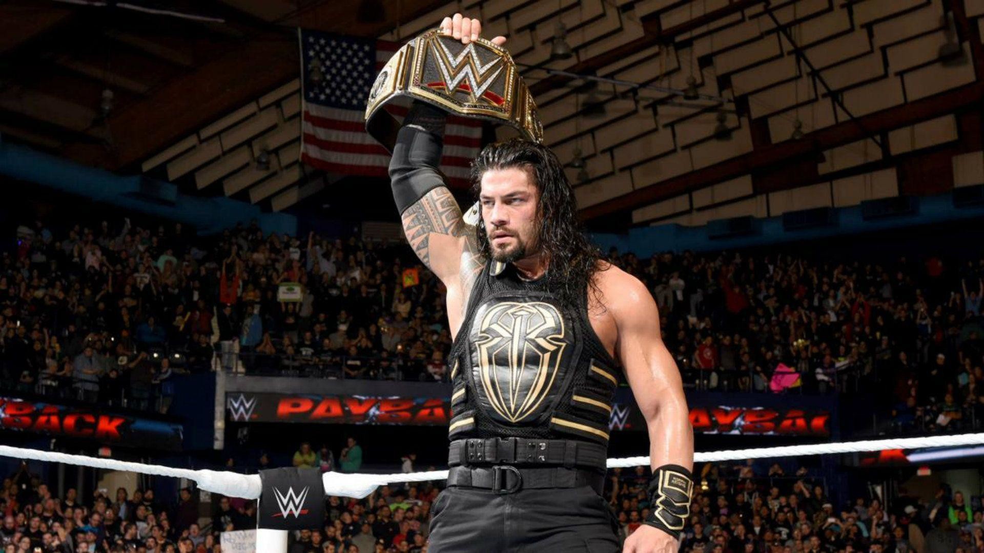 Roman Reigns, WWE, Payback, Cintura da campione, Arena, 1920x1080, sfondo per PC