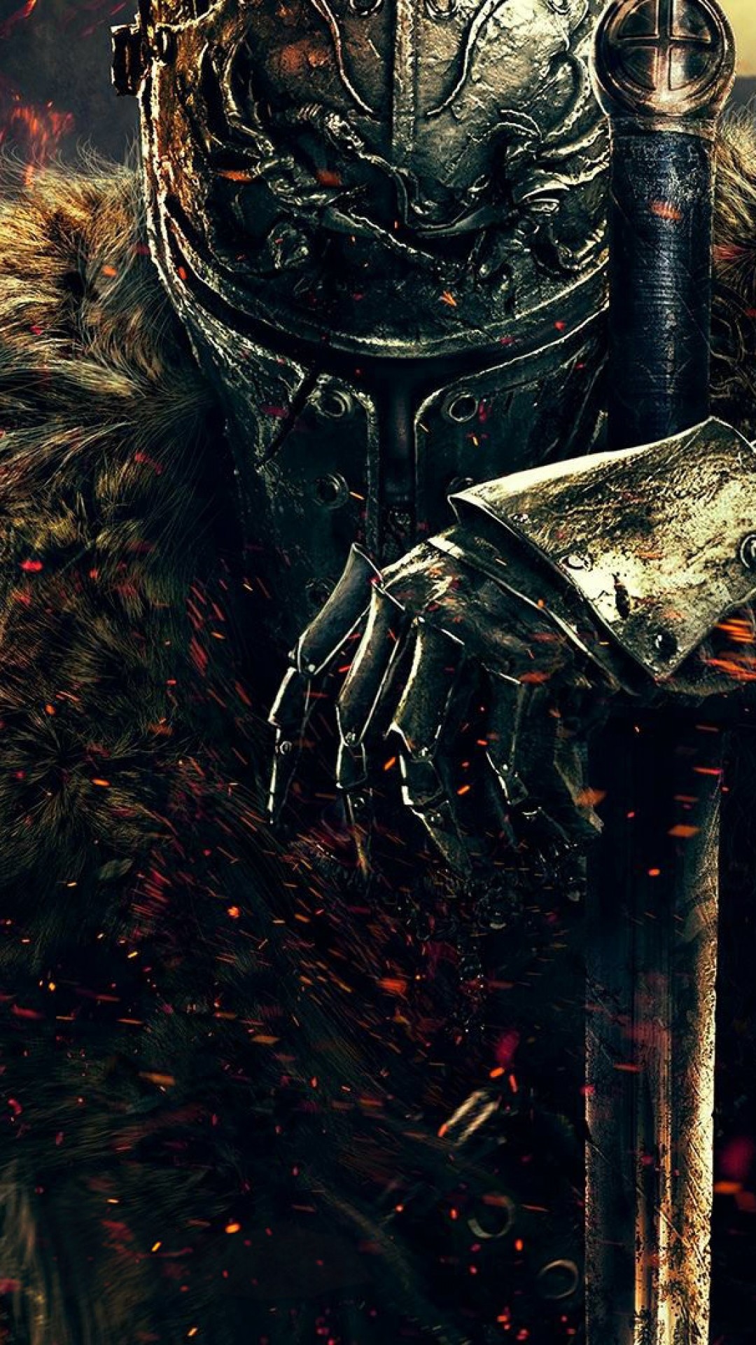 Dark Souls, Cavaliere, Armatura, Videogioco, sfondo per iPhone e Android