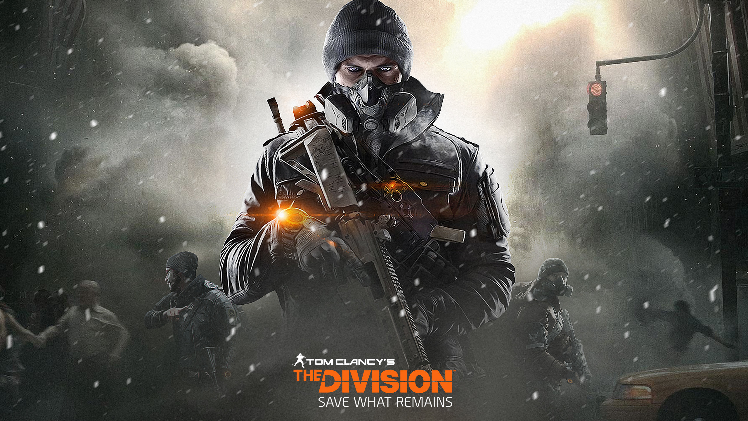 Tom Clancy's The Division, Agente, Maschera, Neve, Logo, 2K 1440p, sfondo desktop