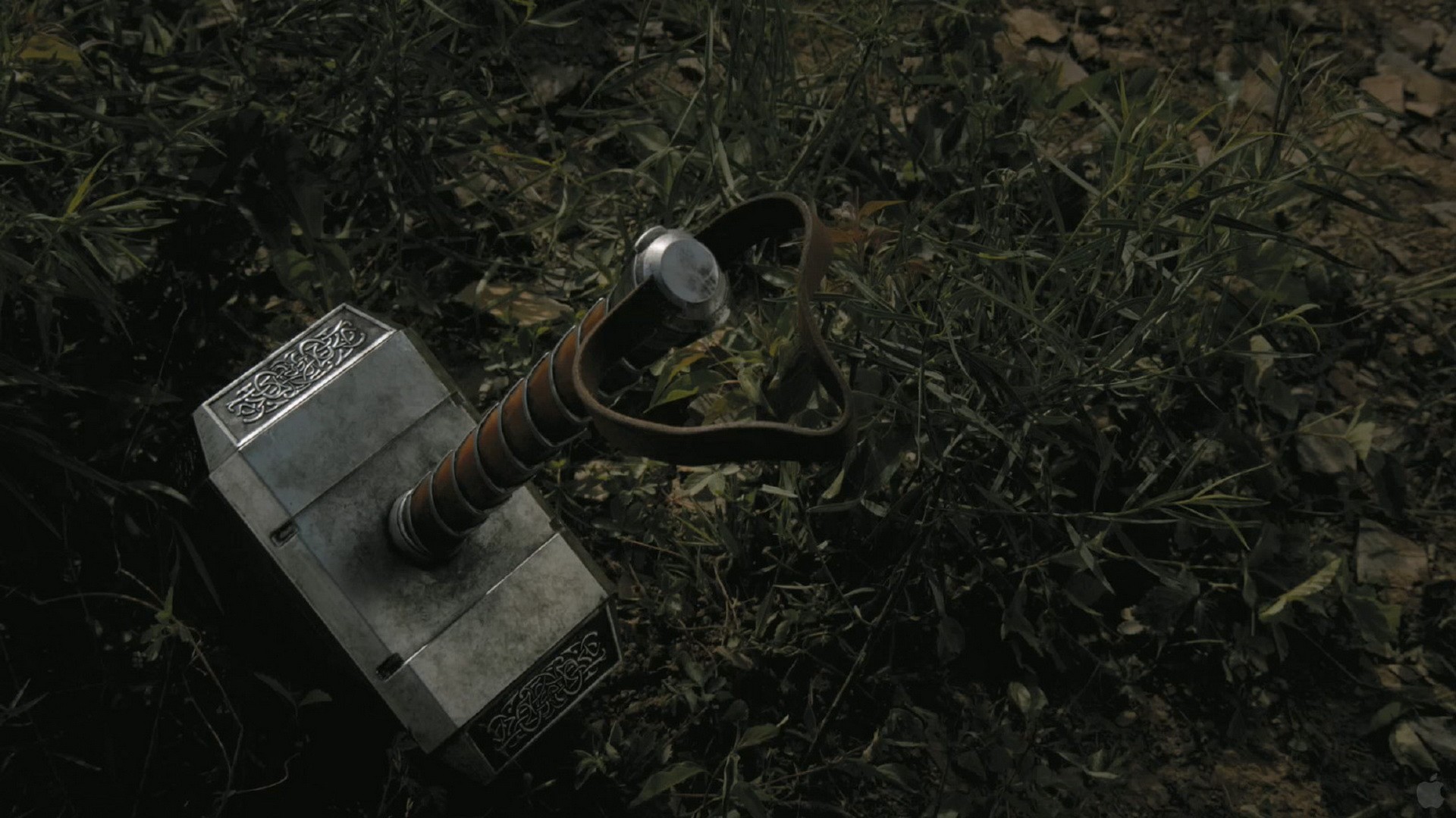 Mjolnir, Thor, Marvel, Martello, Erba, Full HD 1080p, sfondo desktop