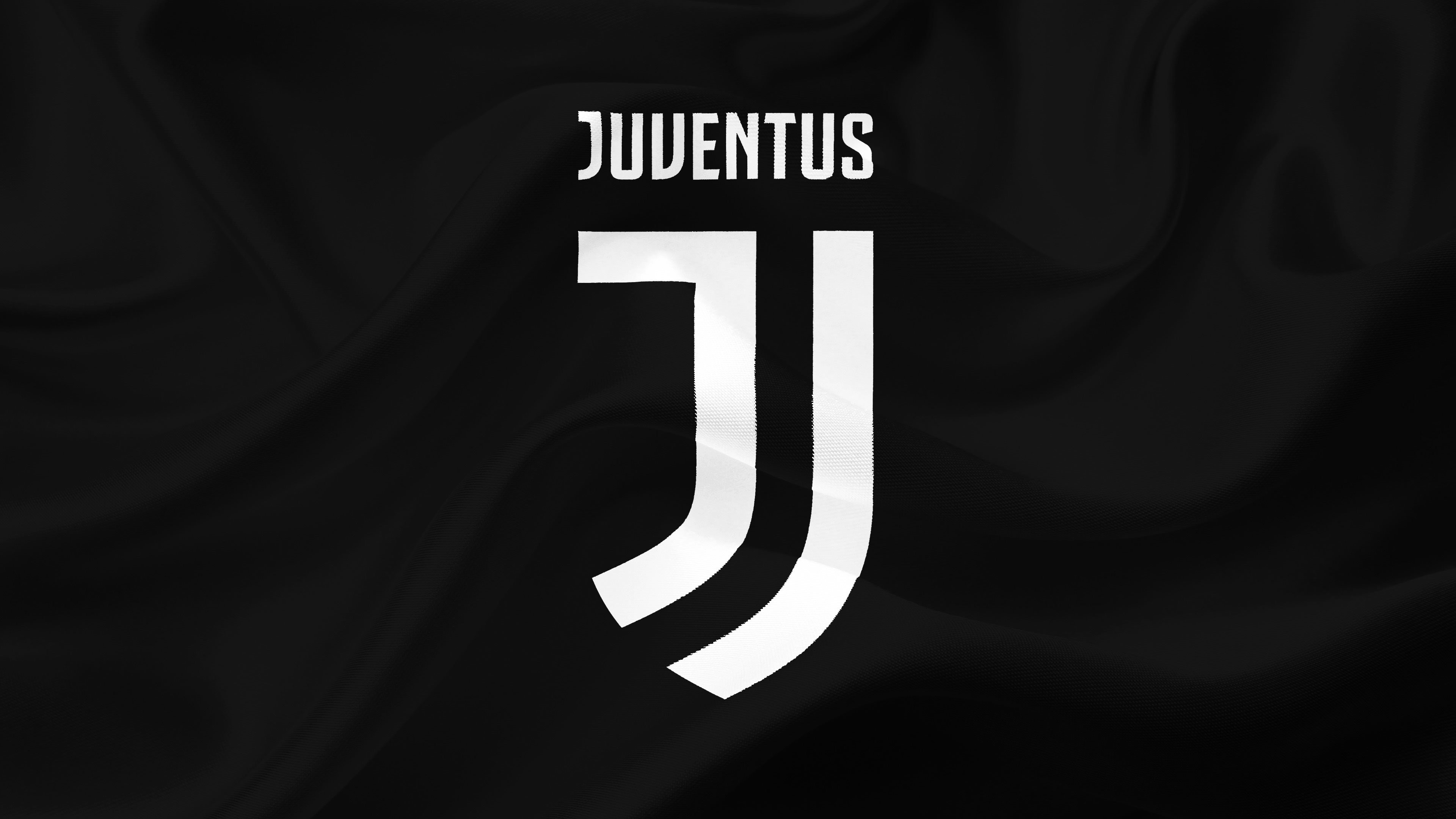 Juventus, Nuovo logo Juventus, Calcio, Sfondo nero, 3840x2160, wallpaper desktop