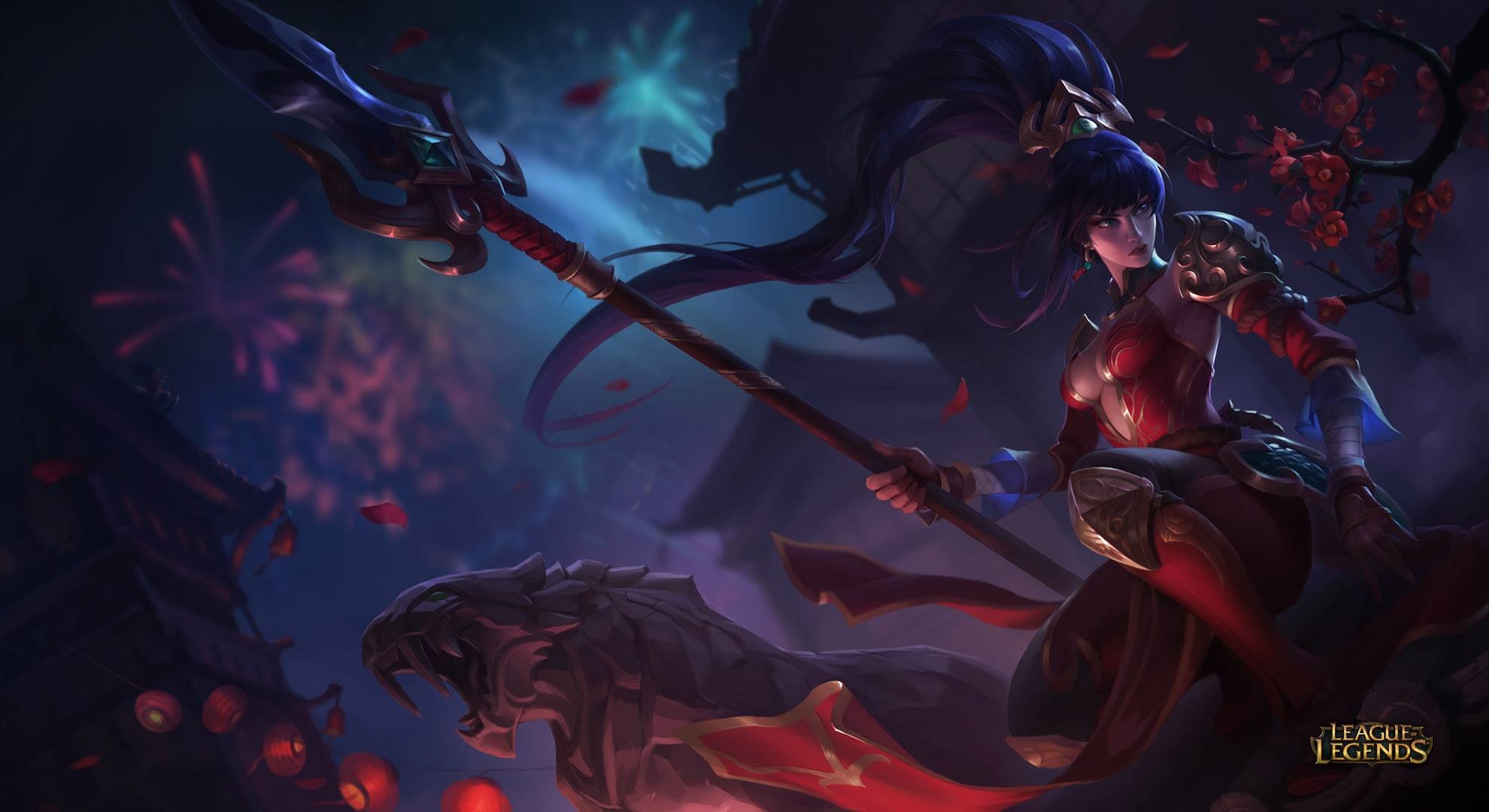 Katarina, Katarina Regni Combattenti, League of Legends, Notte, Full HD, wallpaper per portatile