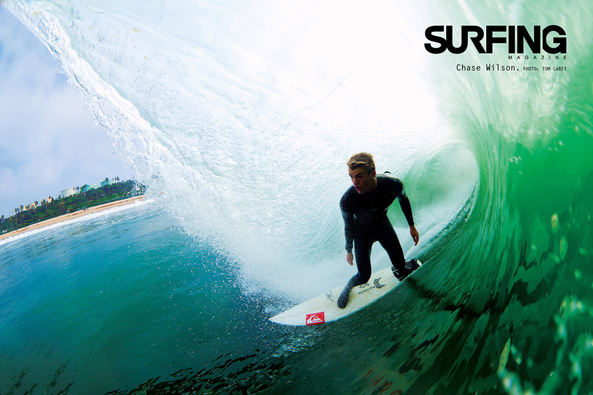 Surfing Magazine, Surfista, Onda, Verde, Full HD, sfondo per PC