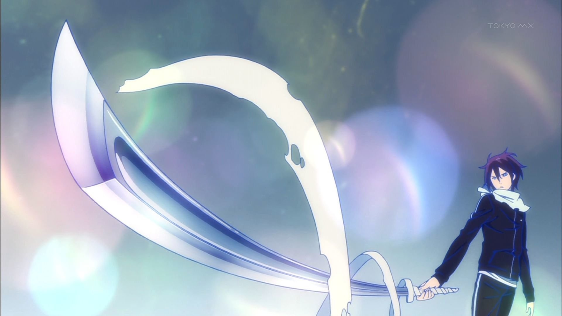 Yato, Sekki, Noragami, Spada, Bokeh, Full HD, sfondo per PC e portatile