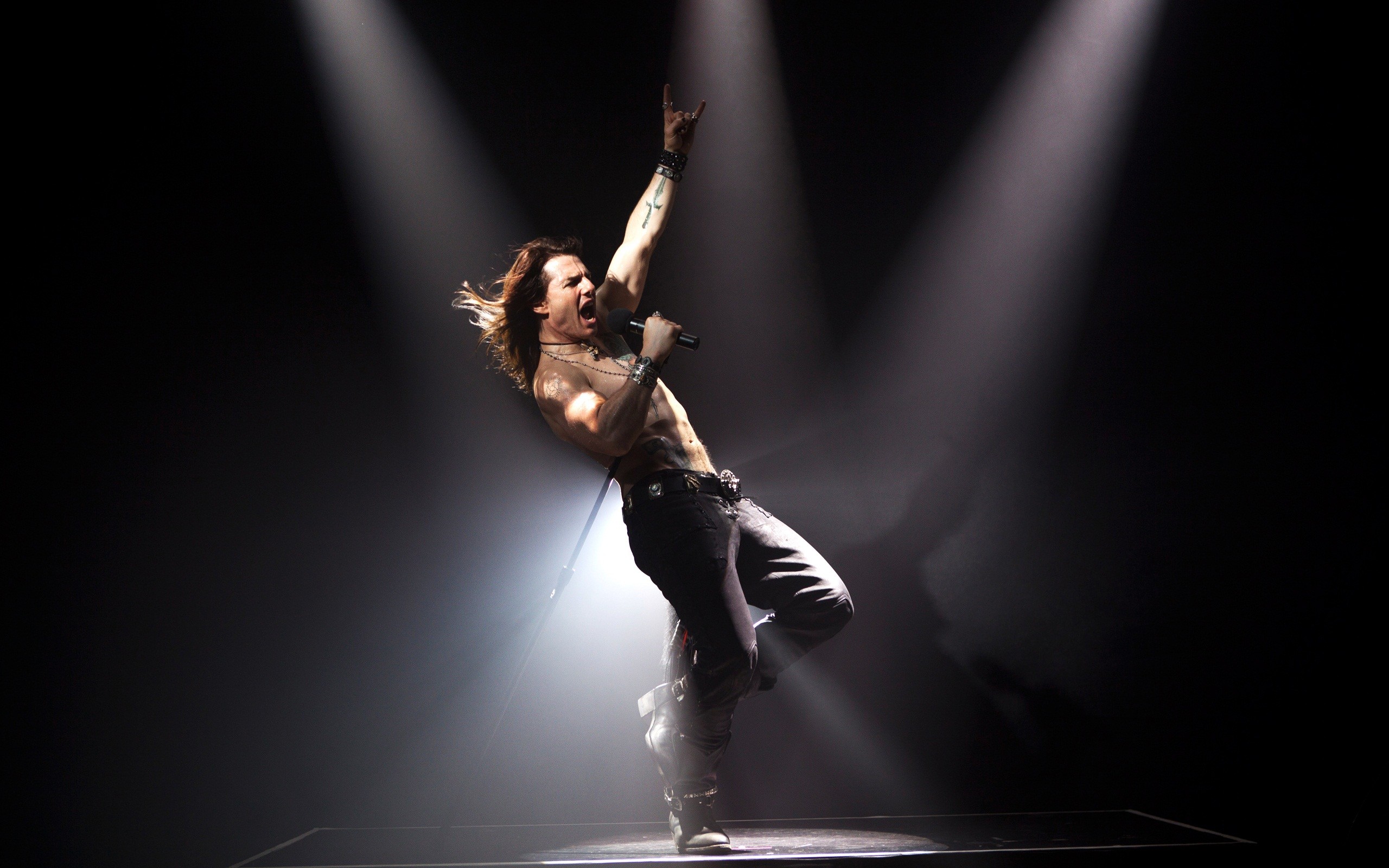 Cantante rock, Palco, Riflettori, Concerto, 2K 1600p, sfondo desktop