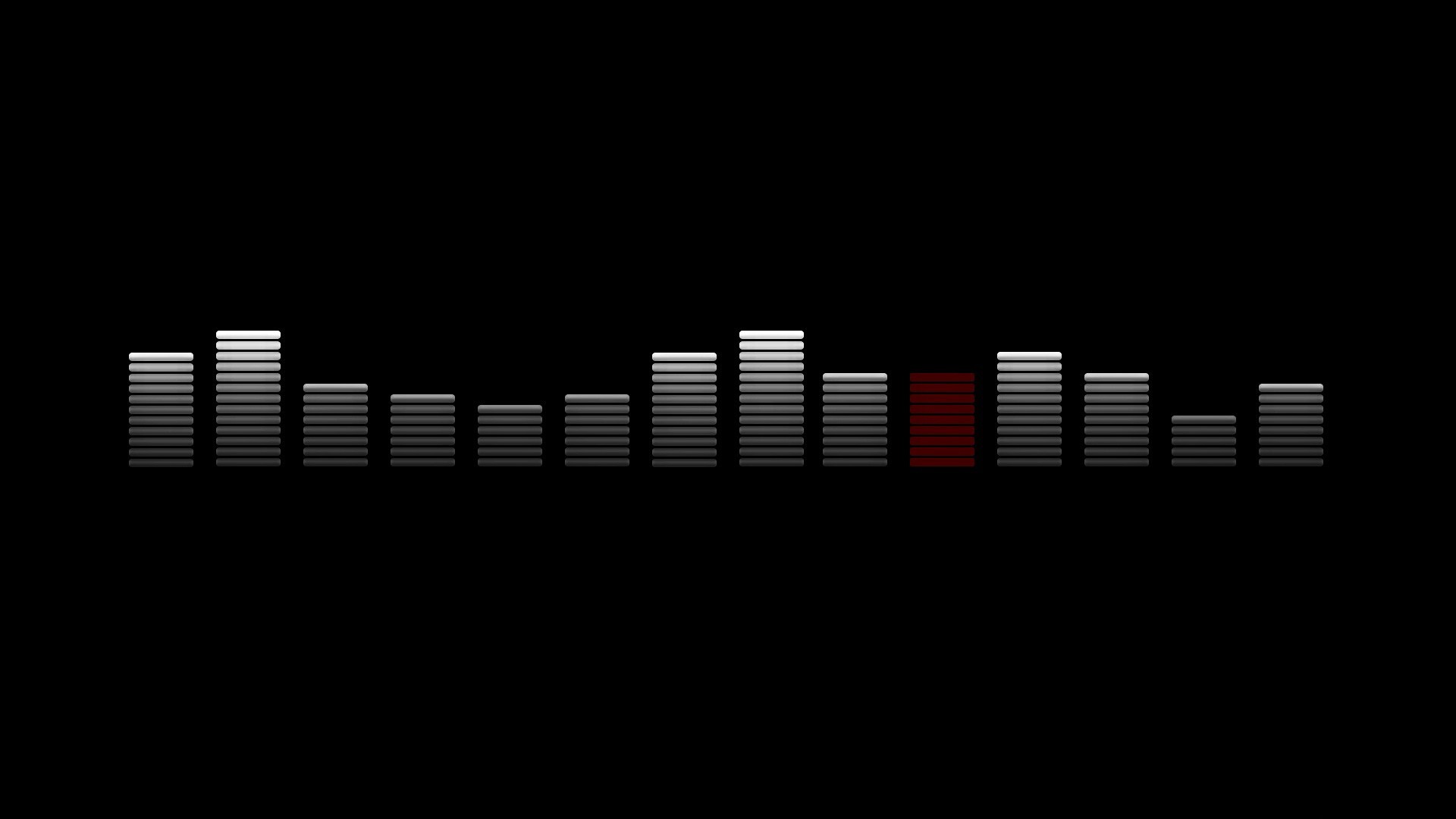 Equalizzatore, Minimalismo, Sfondo nero, Full HD, wallpaper per portatile