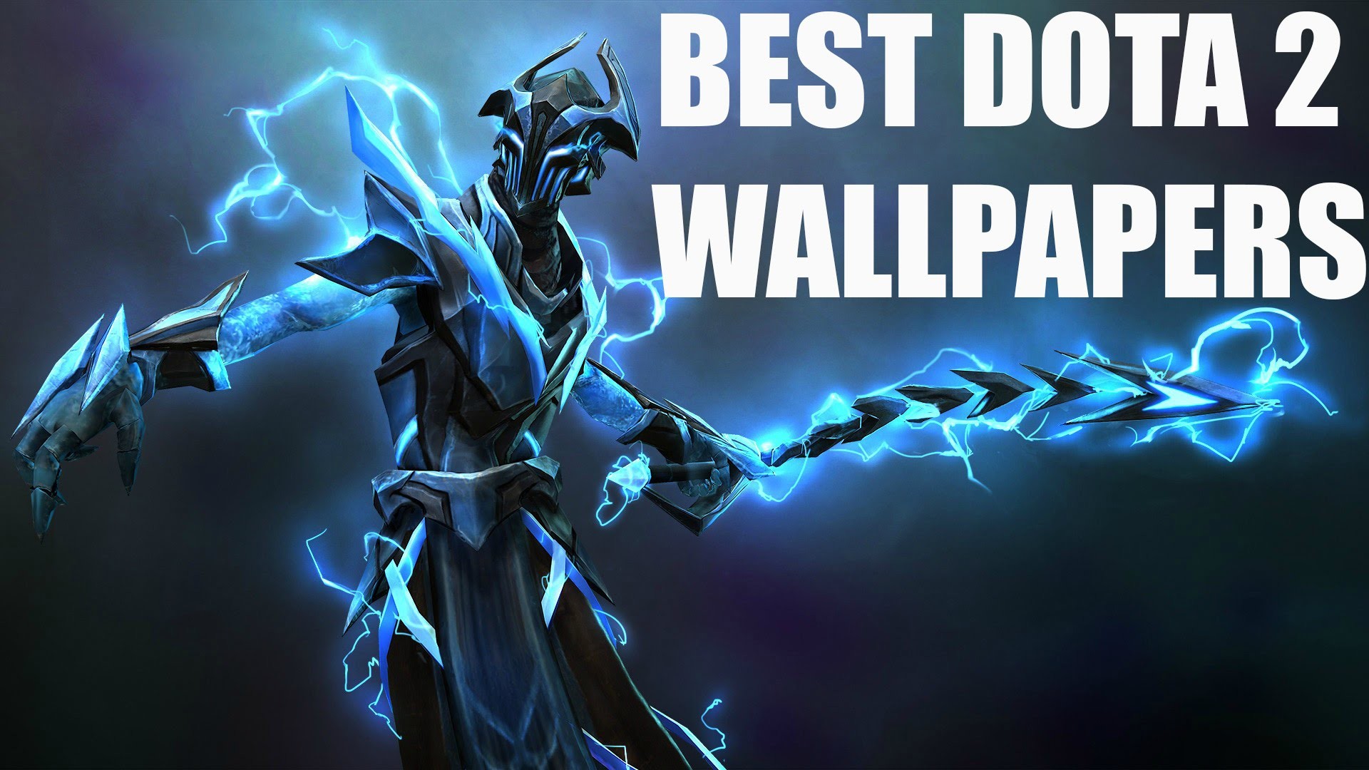 Razor, Dota 2, Fulmini, Blu, 1920x1080, immagine di sfondo