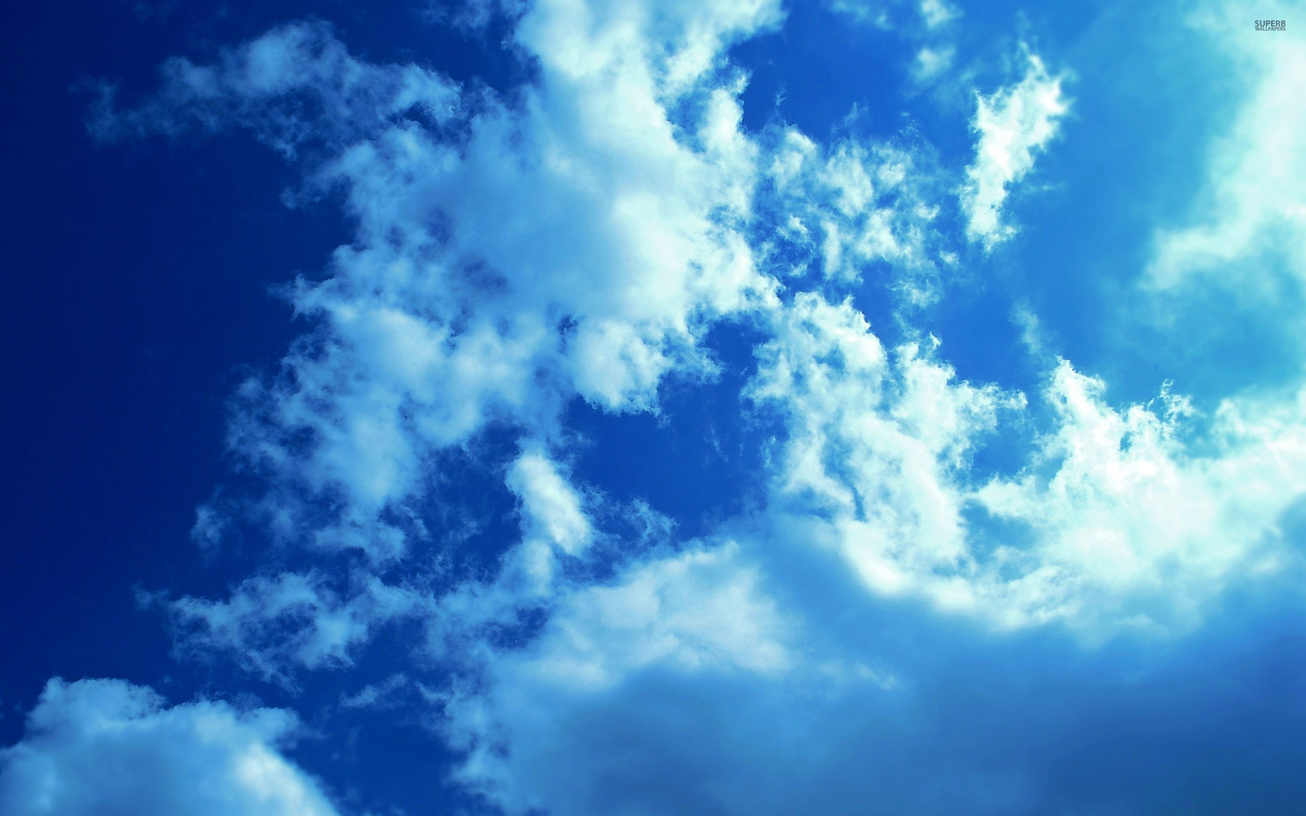 Nuvole, Cielo blu, 2560x1600, sfondo per PC