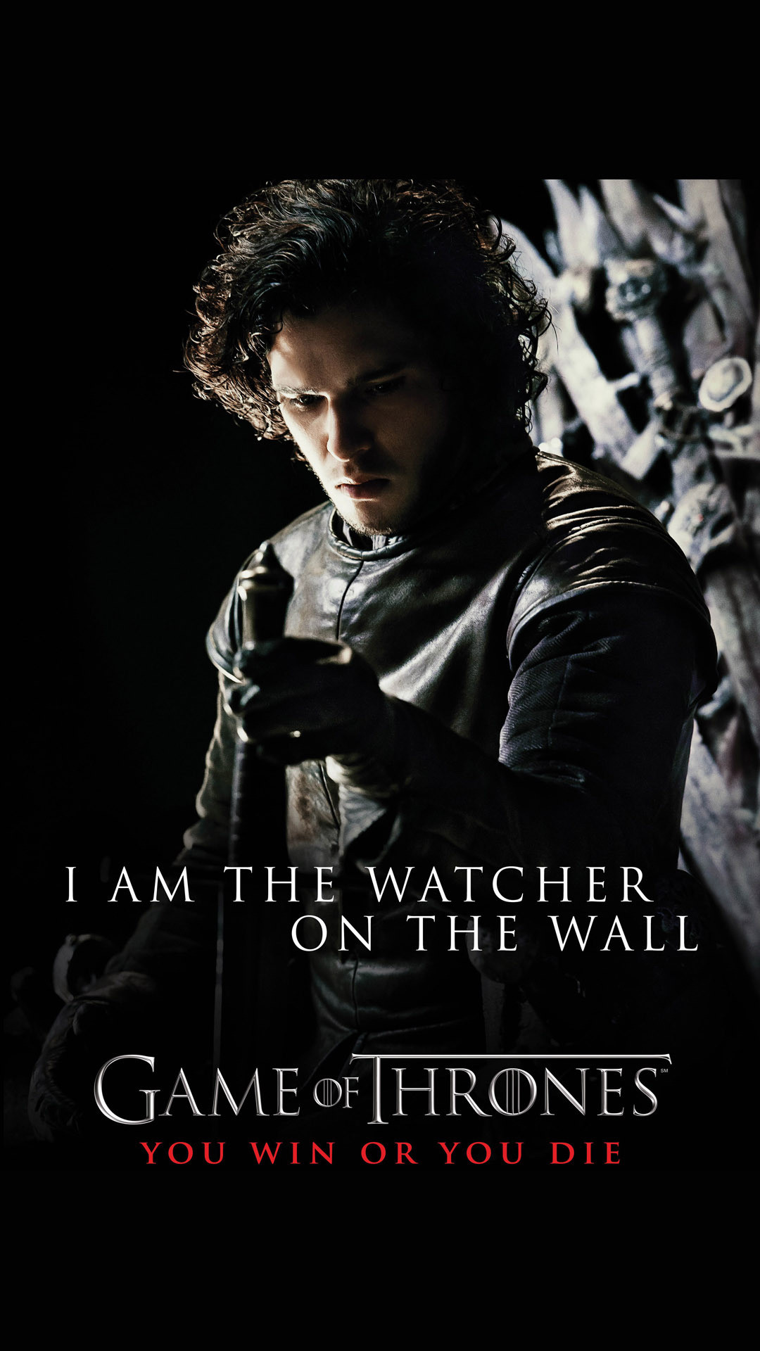 Jon Snow, Kit Harington, Il Trono di Spade, Citazione, Poster, Full HD, sfondo per smartphone