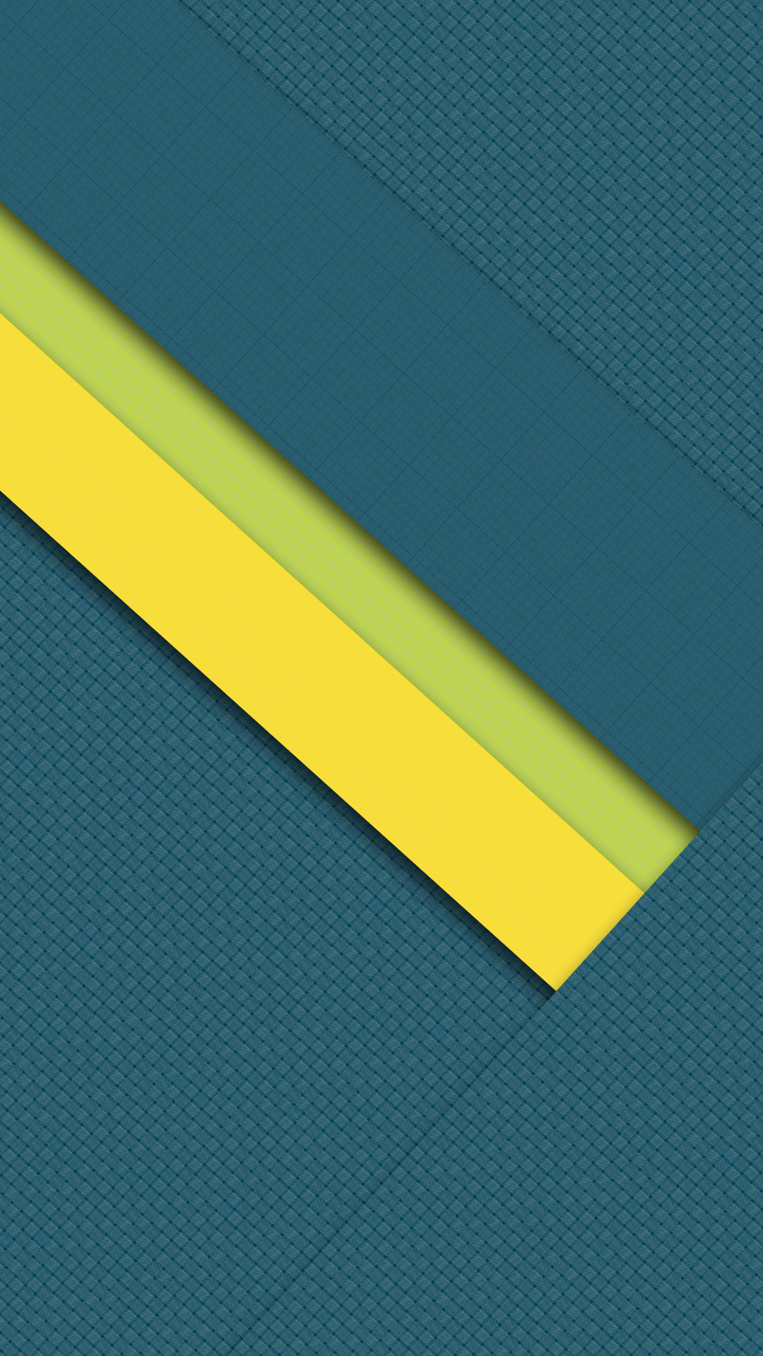 Material Design, Striscia gialla, Blu petrolio, Diagonale, Minimalista, schermata di blocco iPhone
