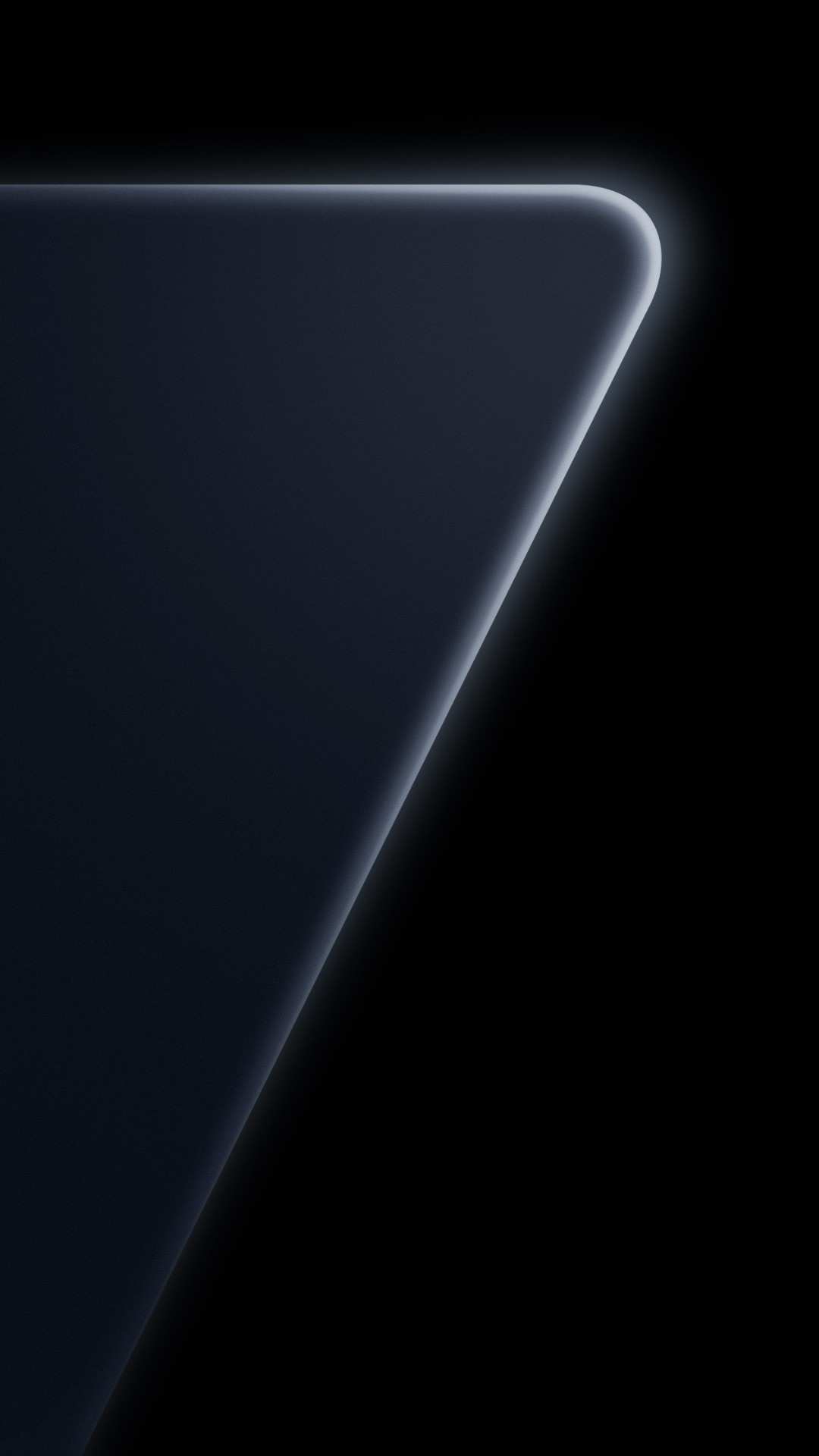 Samsung Galaxy S7 Edge, Sfondo ufficiale, Linea luminosa, Sfondo nero, schermata di blocco smartphone