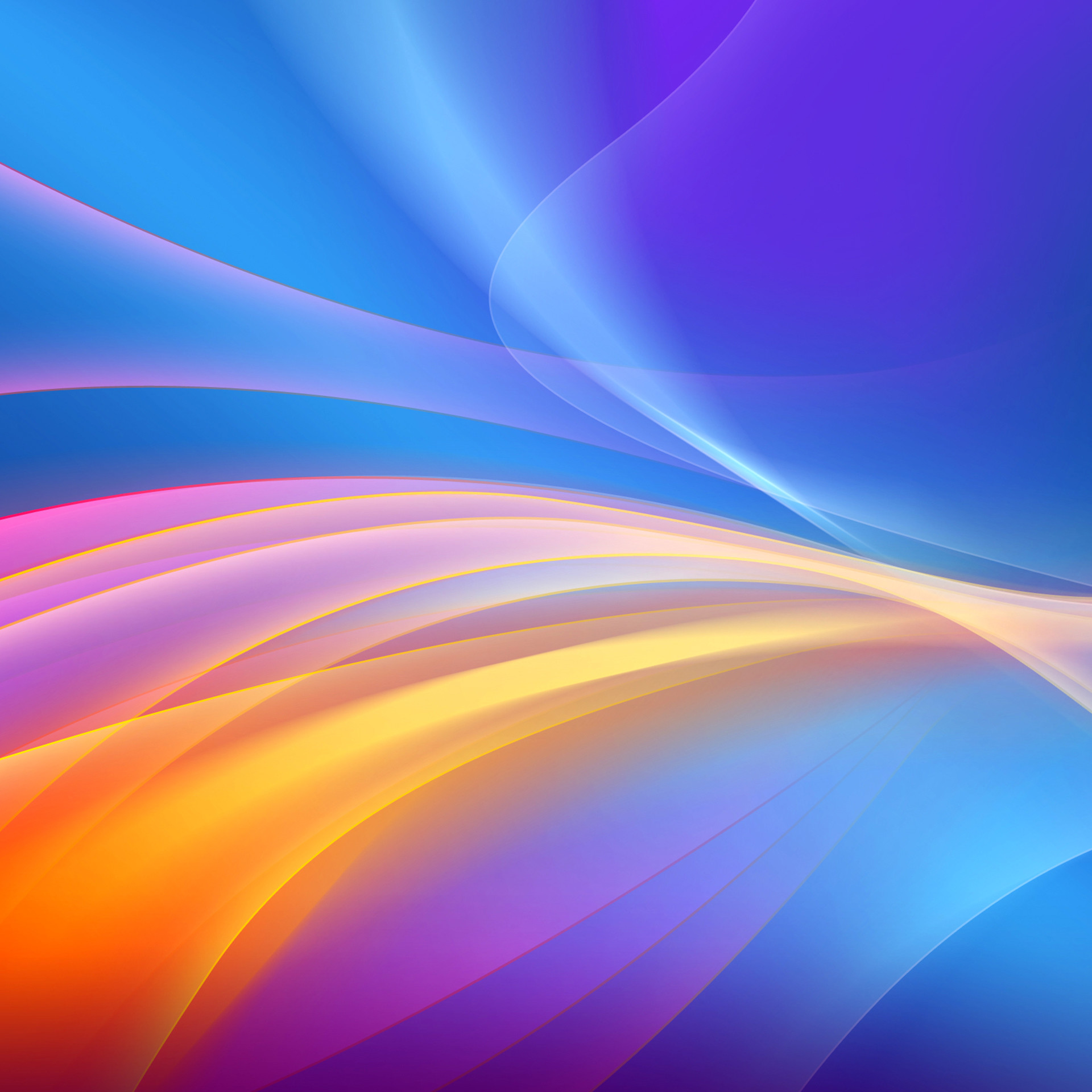 Onde, Arte astratta, Colori, schermata Home Huawei