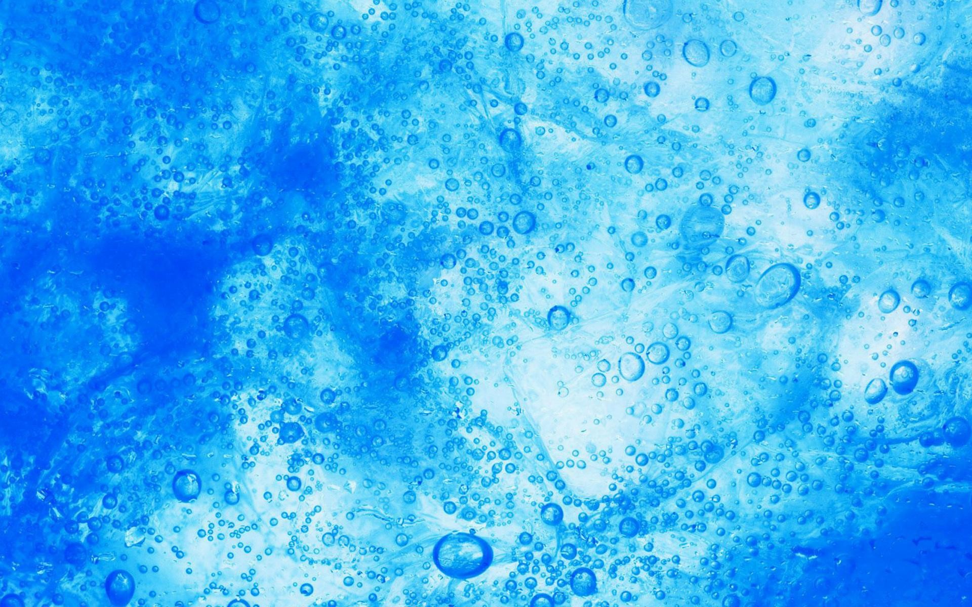 Ghiaccio, Bolle, Blu, Texture, 16:10 Full HD, wallpaper widescreen