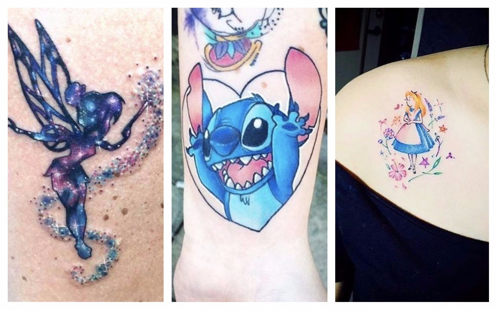 Tatuaggi Disney, Stitch, Trilli, Alice nel Paese delle Meraviglie, sfondo MacBook Pro